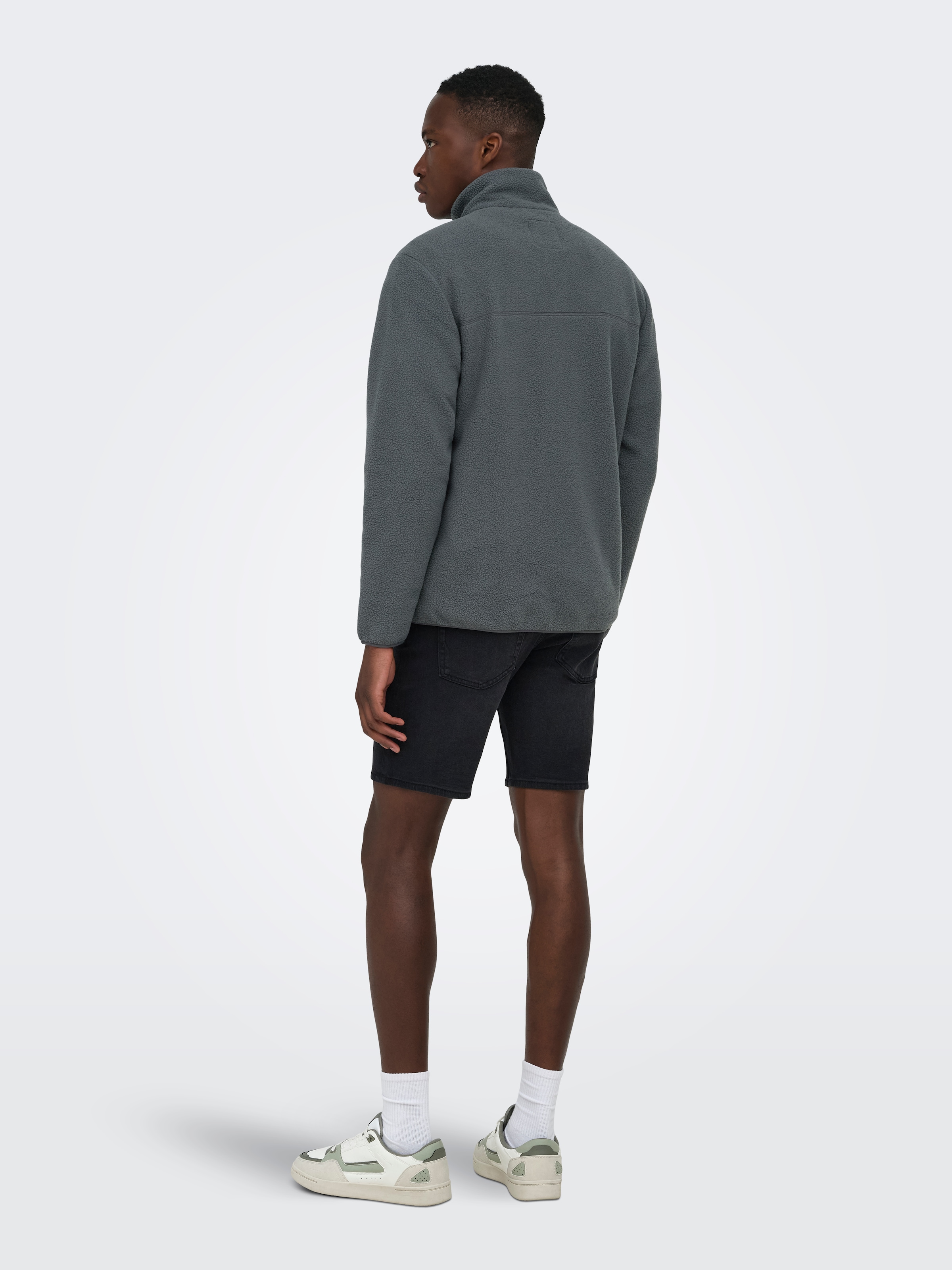 ONLY & SONS Fleecejacke »ONSJASON PRTC FLEECE JACKET OTW NOOS« Polyester, regular fit
