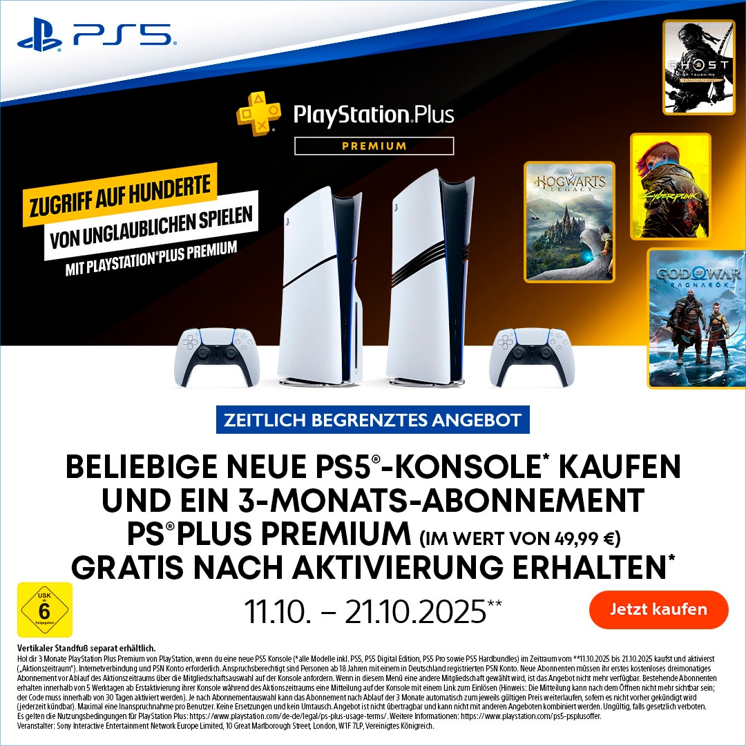 PlayStation 5 Spielekonsole »Disk Edition (Slim)« 1.000 GB