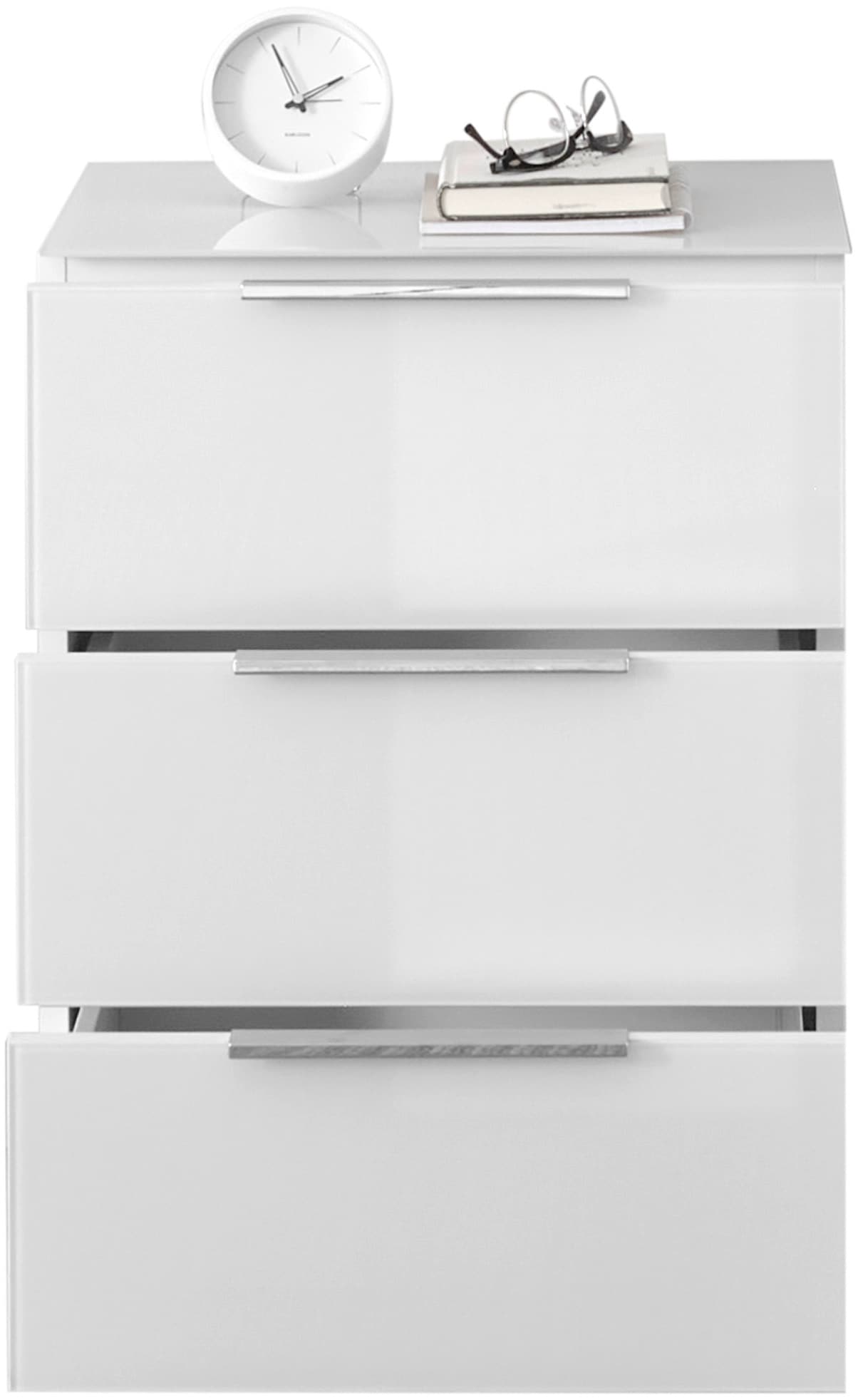HBZ Commode »Santorin Nachtkonsole, BxHxT 45x61x40 cm« 1 cuis tlg. Breite 45cm, Softclose für Schubkästen, Melaminbeschichtung