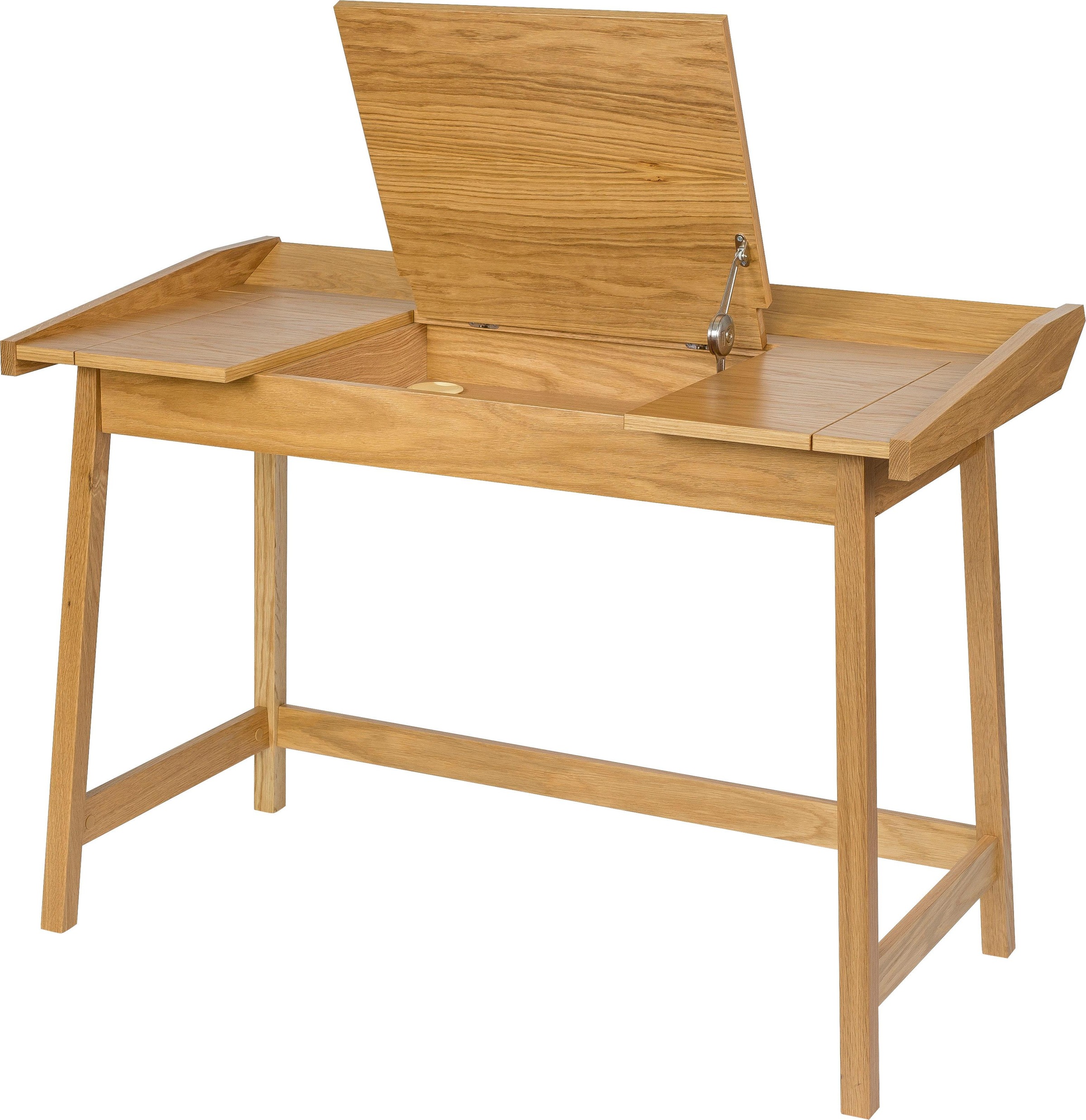 Woodman Schreibtisch »Walter«, Holzfurnier skandinavisches Design, aus Eiche versandkostenfrei auf
