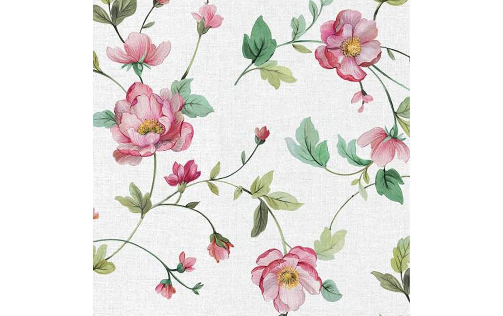 Image of Hubatka TEXTIL Tischdecke "Ideal, Heckenrosen, 140 x 260 cm"