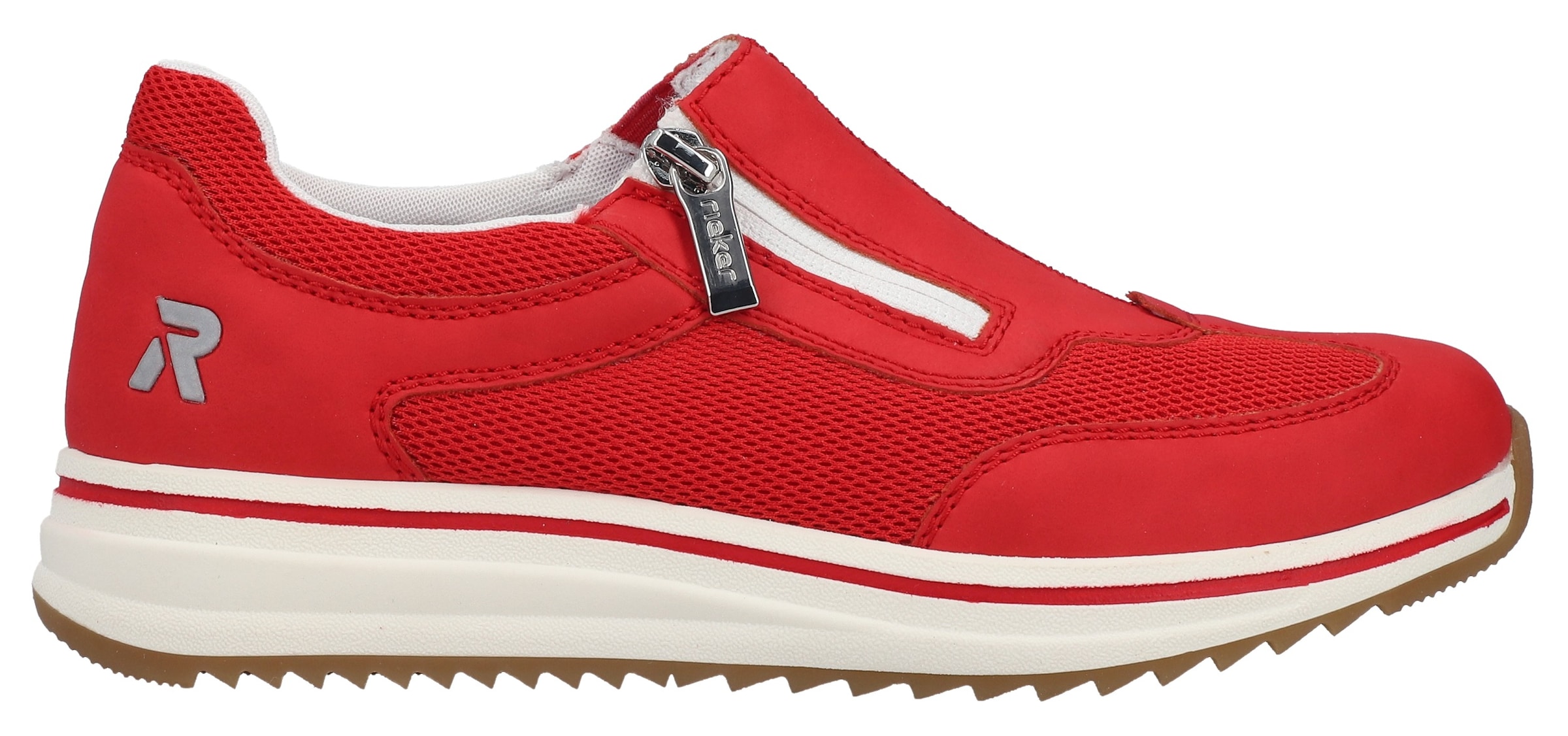 Rieker Slipper  Sneaker à enfiler, chaussure basse, chaussure décontractée avec fermeture éclair
