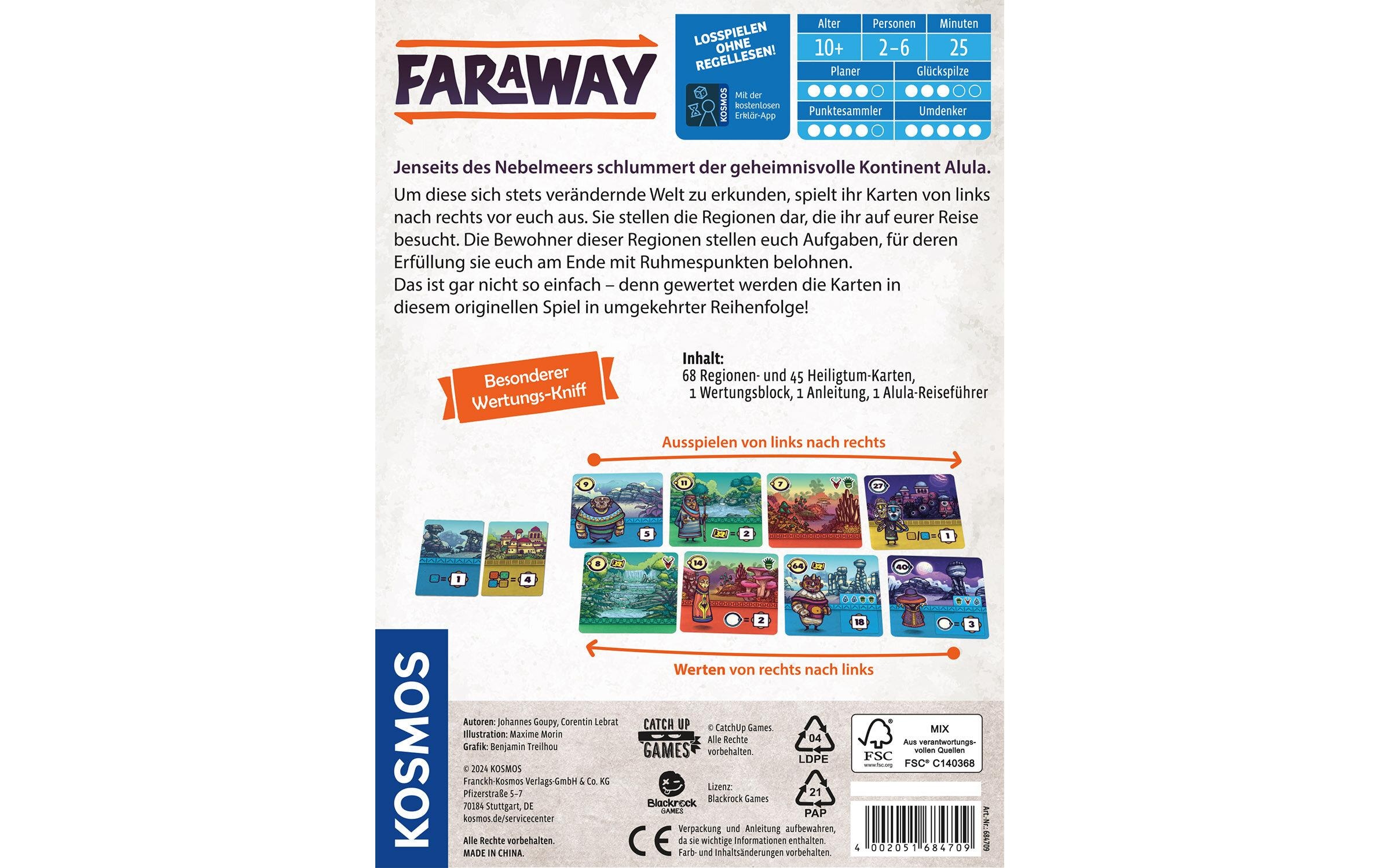 Kosmos Spiel »Faraway«