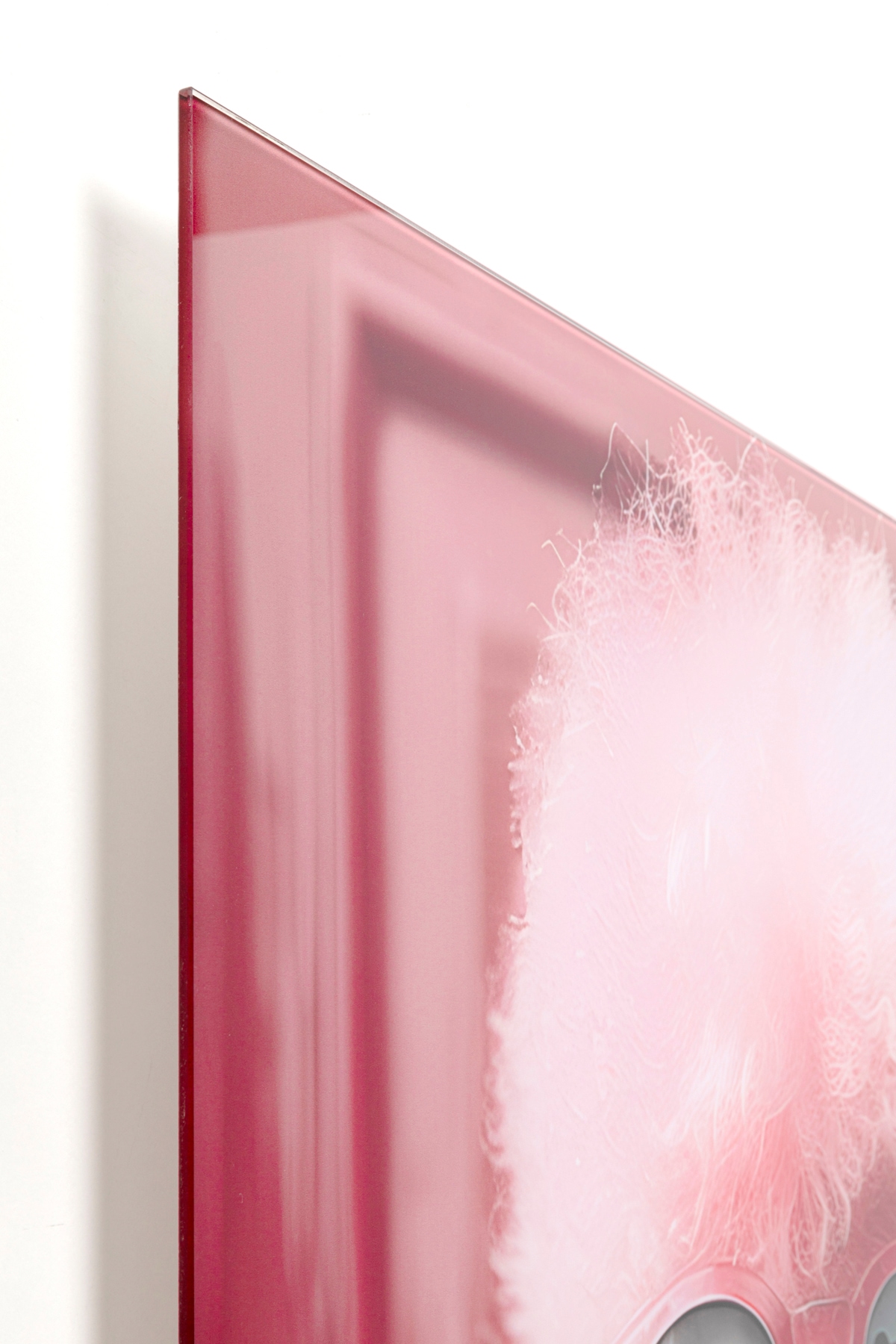 Kare Design Glasbild »Pink Poodle 50x40cm« 1, 