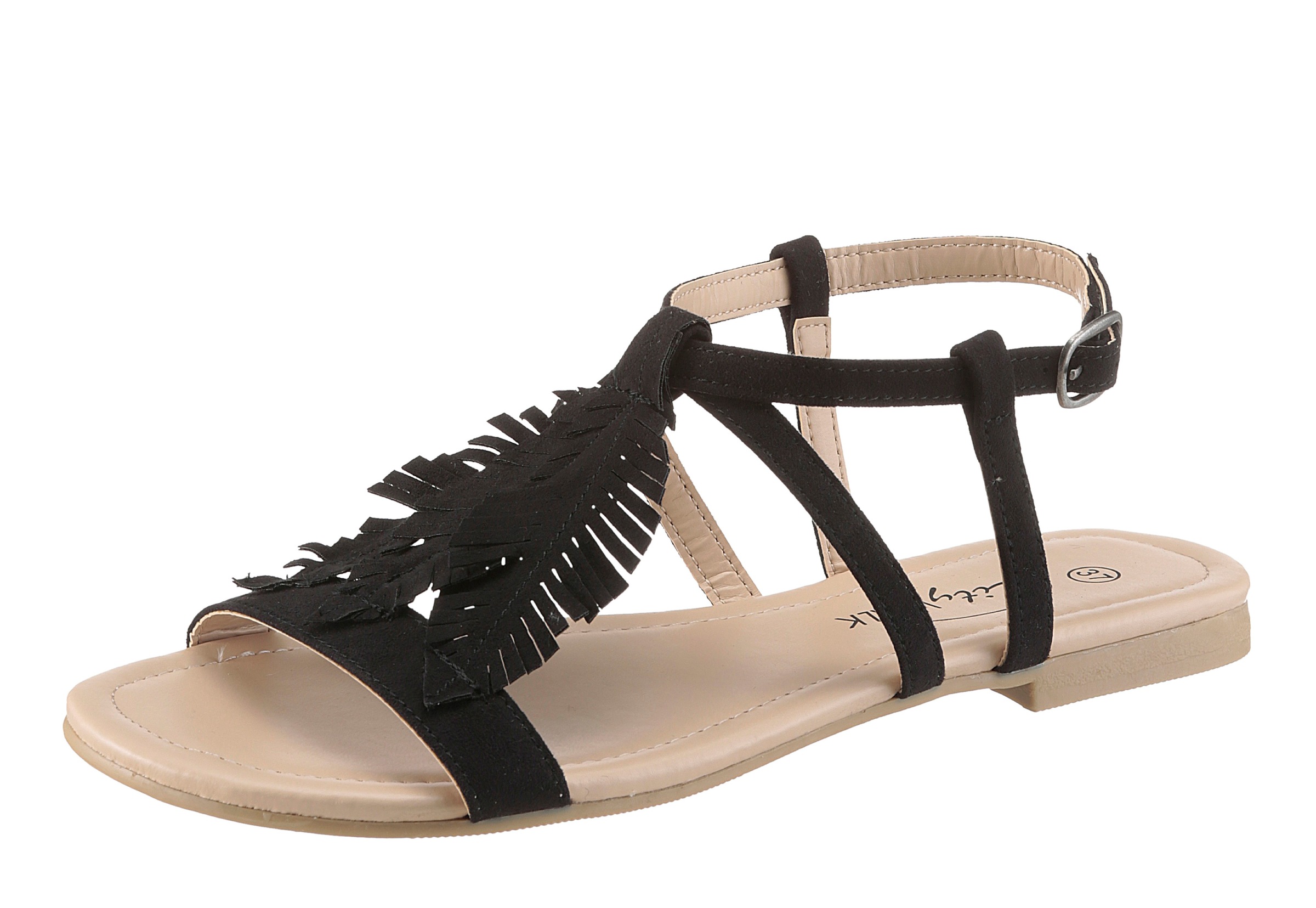 Image of CITY WALK Riemchensandale, mit Fransenverzierung bei Ackermann Versand Schweiz