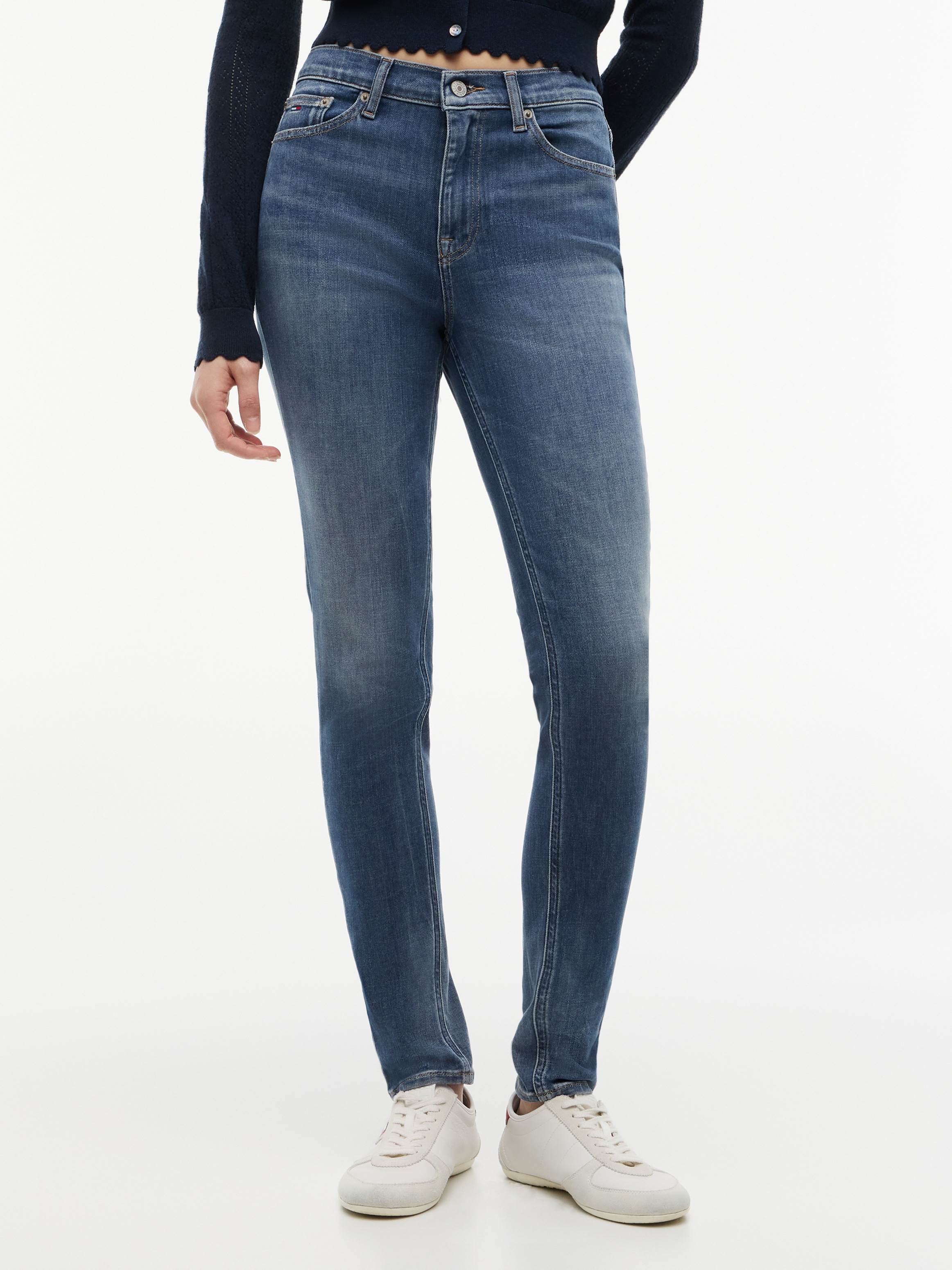 Image of Tommy Jeans Skinny-fit-Jeans "NORA MR SKNY" Baumwollmischung, skinny fit