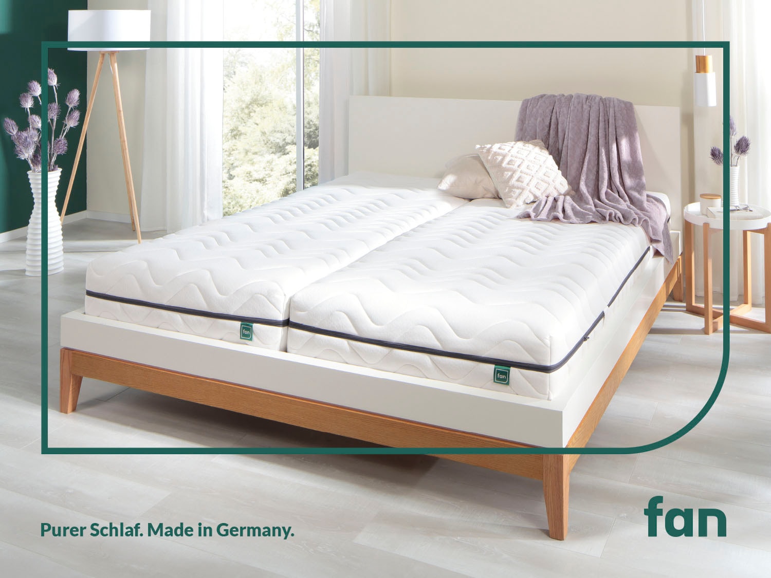 fan Taschenfederkernmatratze »Solina Top T, 90x200 & mehr, 7 Zonen Wendematratze in 2 Härten« 22 cm hoch 1-tlg., 1 Stk. tlg. Haus & Garten Test "GUT", getestet in Gr. 90x200, H2+H3