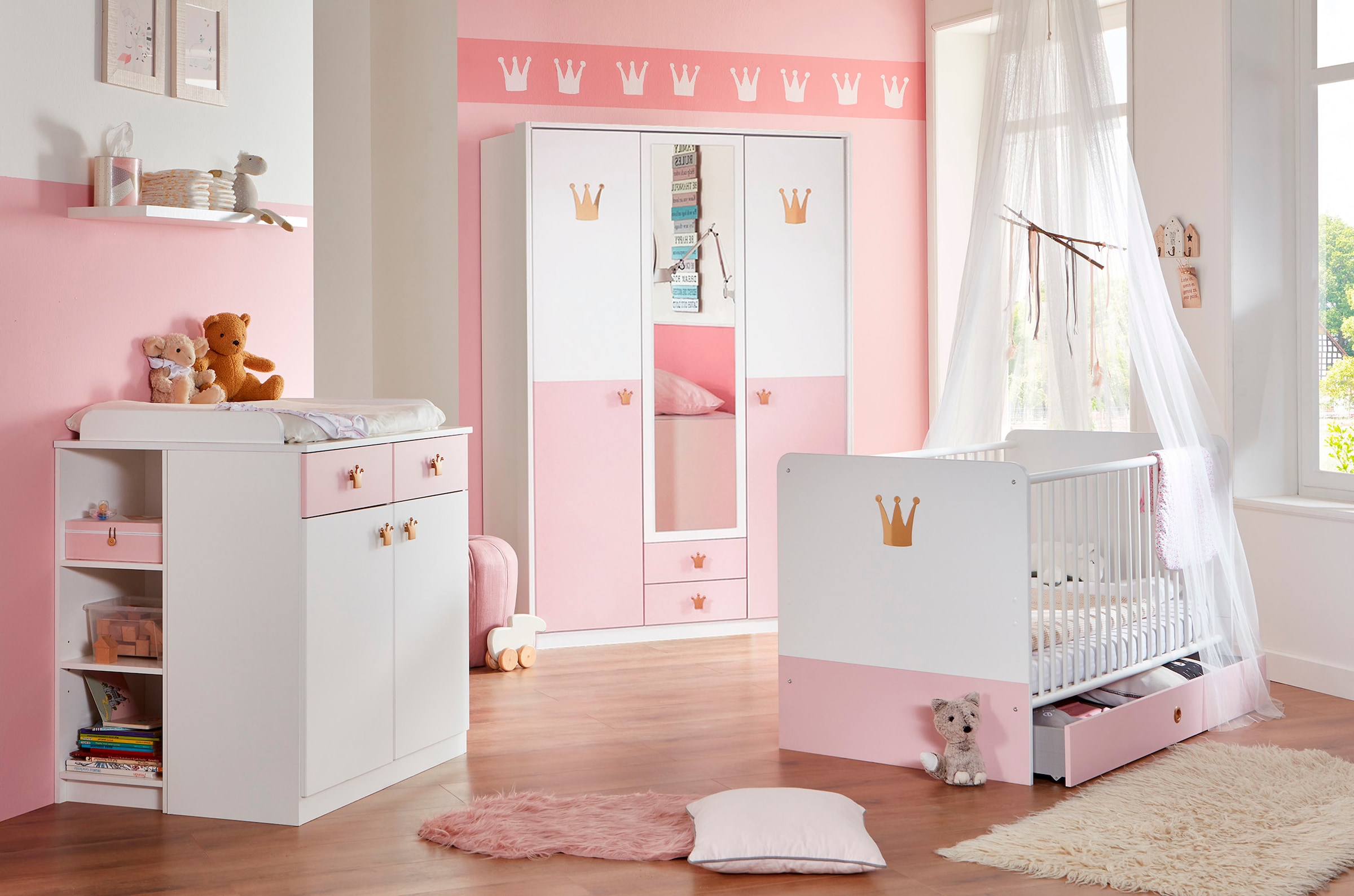 Wimex Babybett »Cindy2«, mit Schlupfsprossen