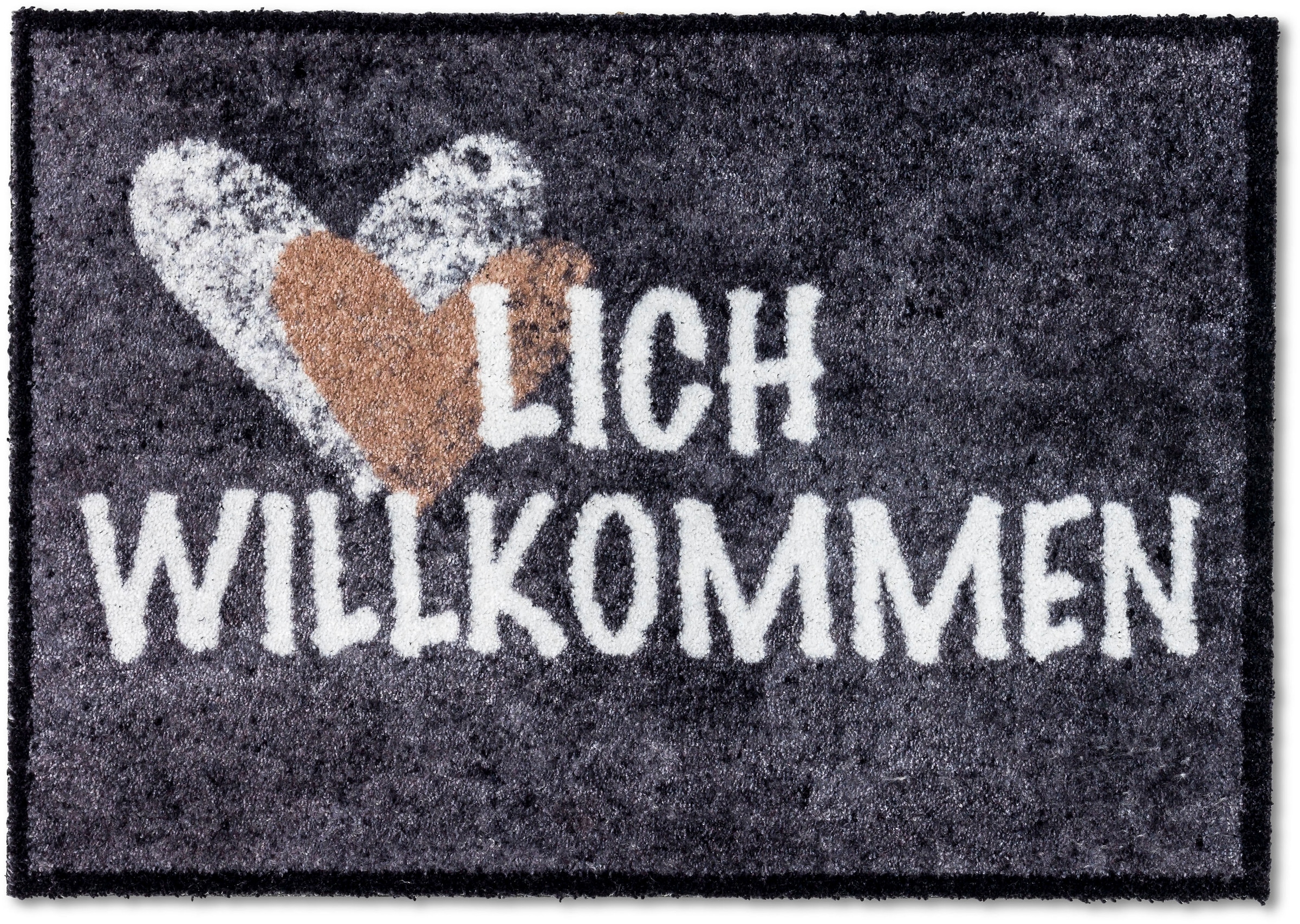 Image of ASTRA Fussmatte "Pure & Soft" rechteckig 7 mm Höhe Schmutzfangmatte, mit Spruch, waschbar