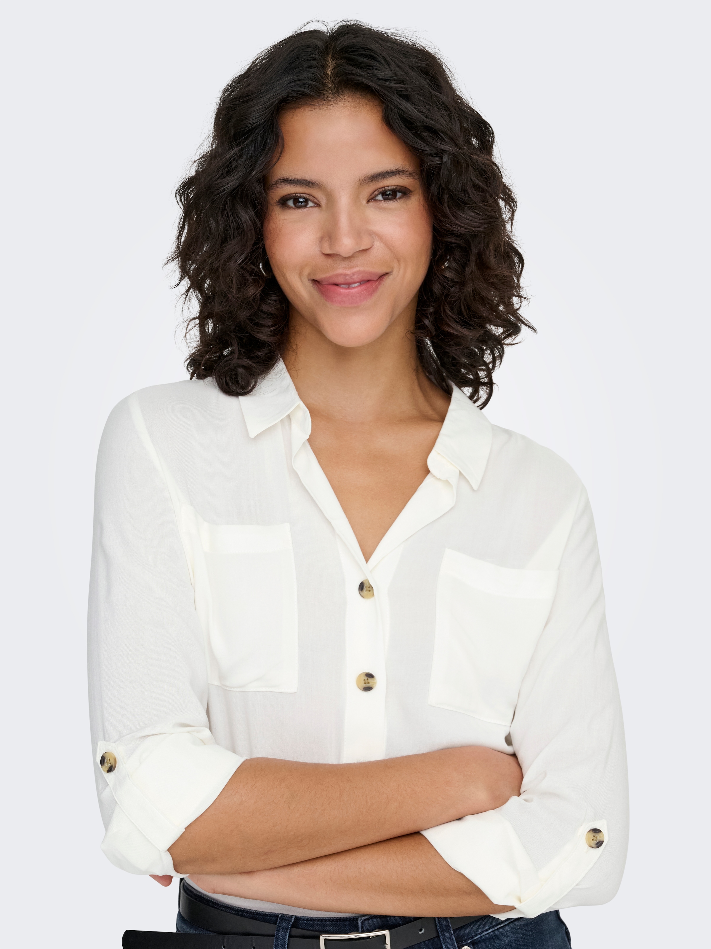 ONLY Hemdbluse »ONLYASMIN SHIRT L/S WVN NOOS«