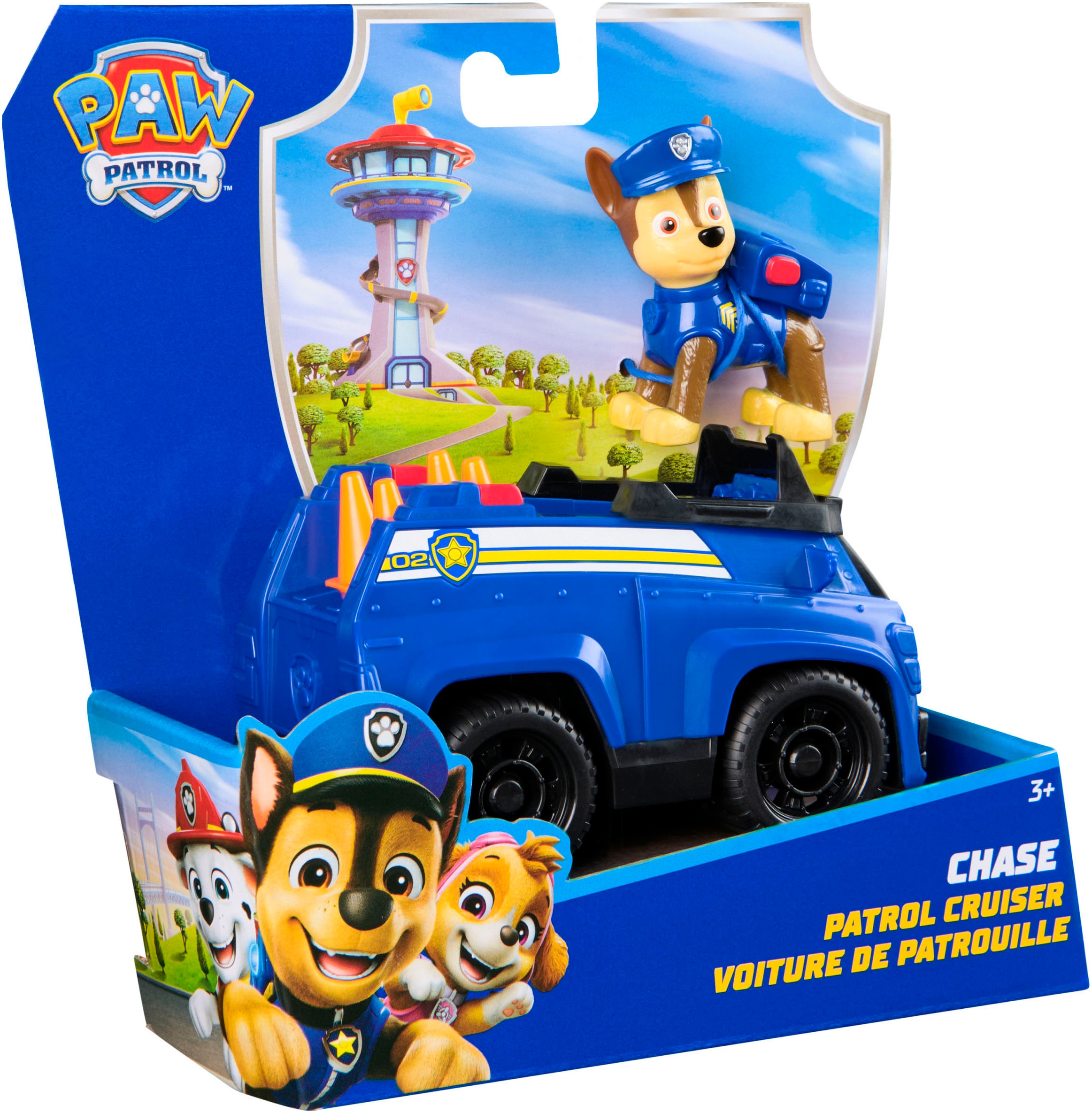Spin Master Voiture-jouet »PAW Patrol, Sust. Basic Vehicle Chase« zum Teil aus recycelten Material