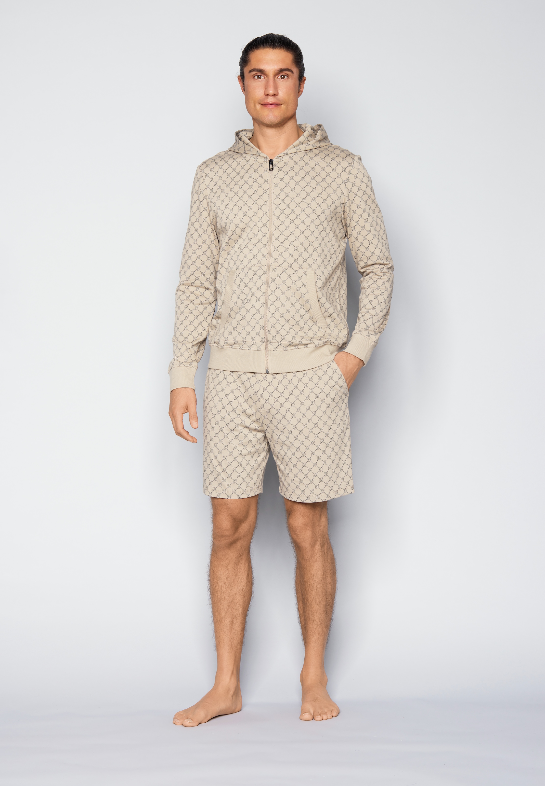 JOOP! Short »Leisure«  avec imprimé bleuet intégral, poches latérales