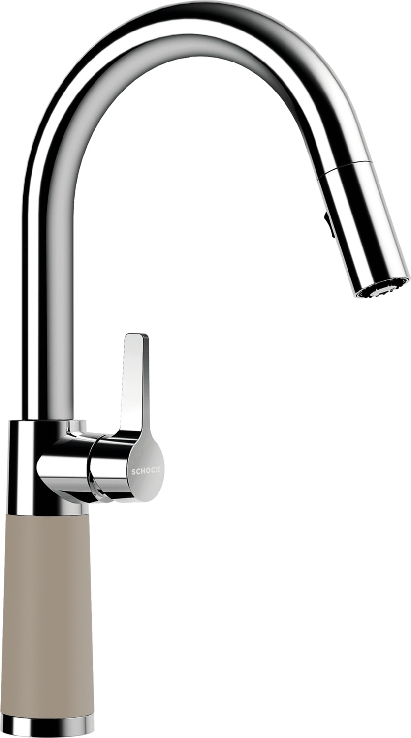 Image of Schock Küchenarmatur "SC520" ausziehbar, Strahl-Brause, Rückflussverhinderer, Schwenkbereich 120