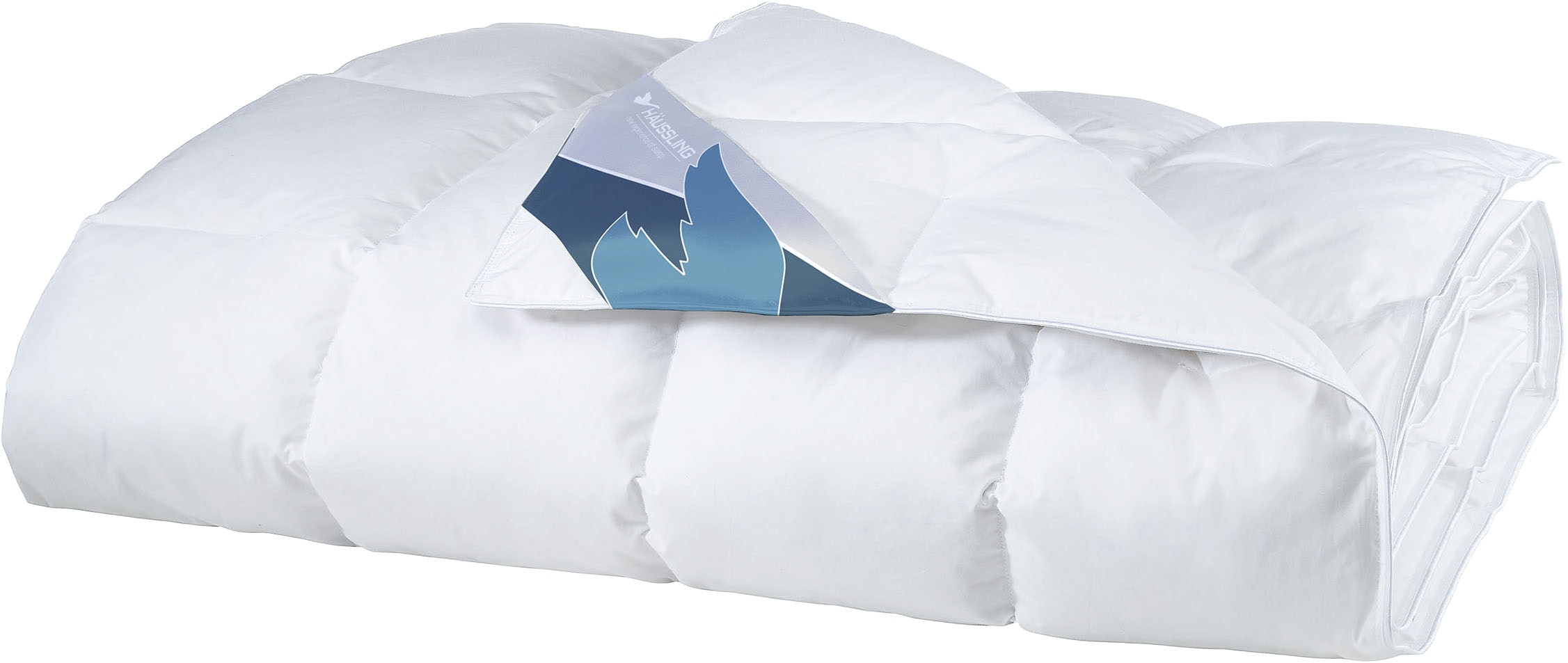 Haeussling Couette en duvet »GRÖNLAND Made in Green« leicht Füllung neueweisse90Daunen10FedernKl1 1 cuis tlg. hochwertiges Daunenprodukt" Made in Green" zertifiziert