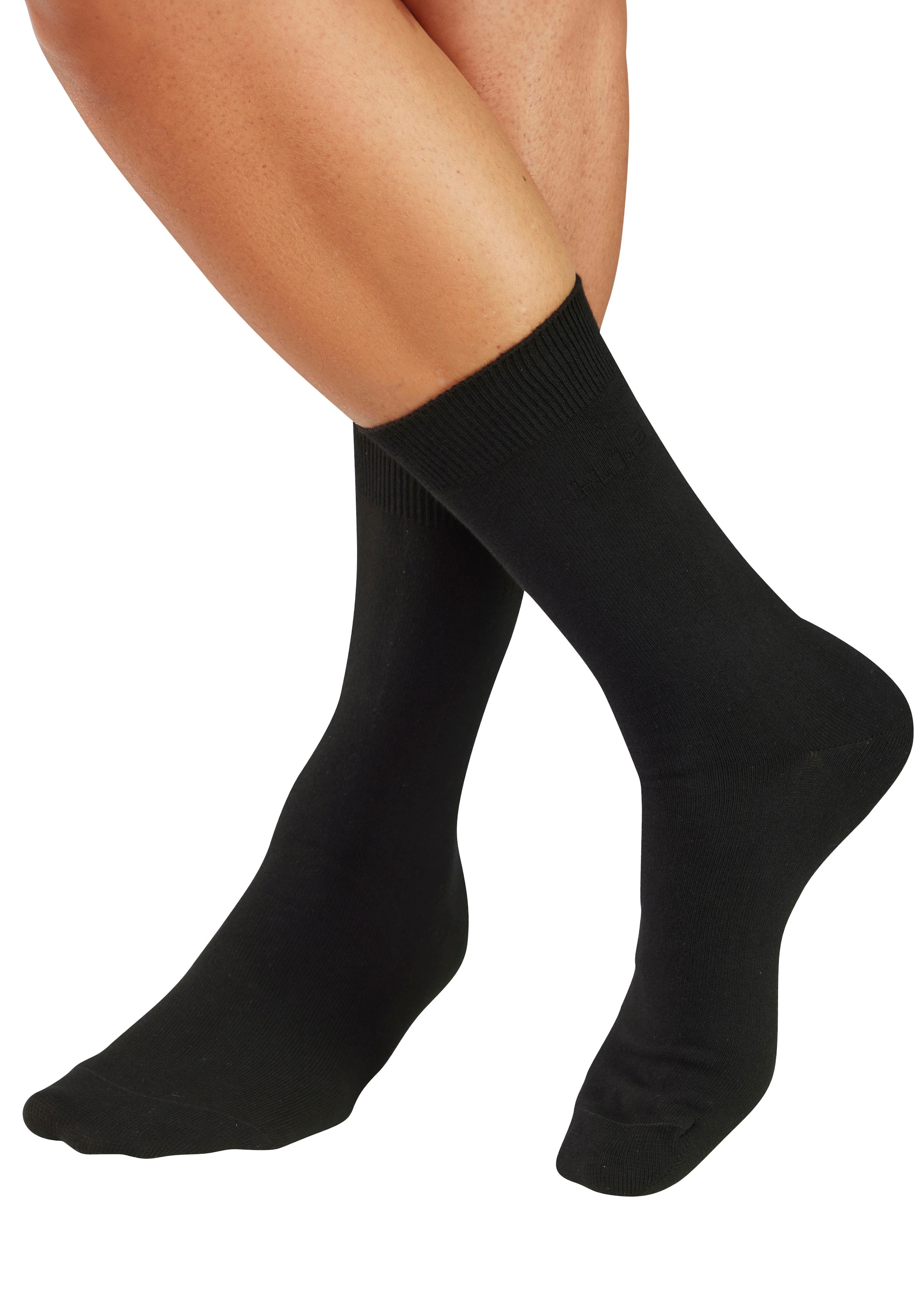 H.I.S Businesssocken »Klassische Herren, Männersocken, unifarben, ohne drückende Naht« Packung, Anzugsocken, 5 Paar tlg. mit dezent eingestrickten Designs