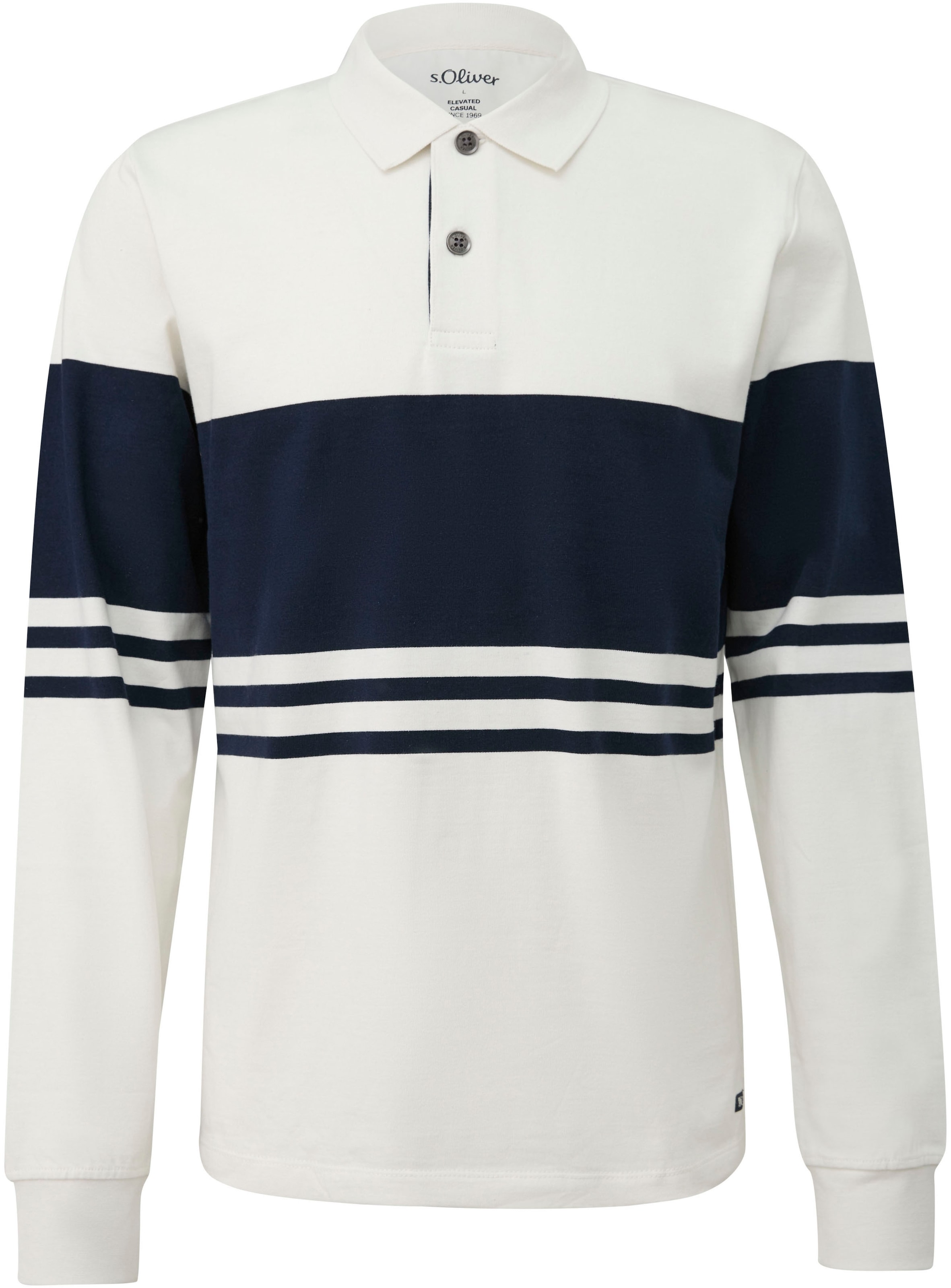 Image of s.Oliver Sweatshirt, mit Polokragen, Regular Fit