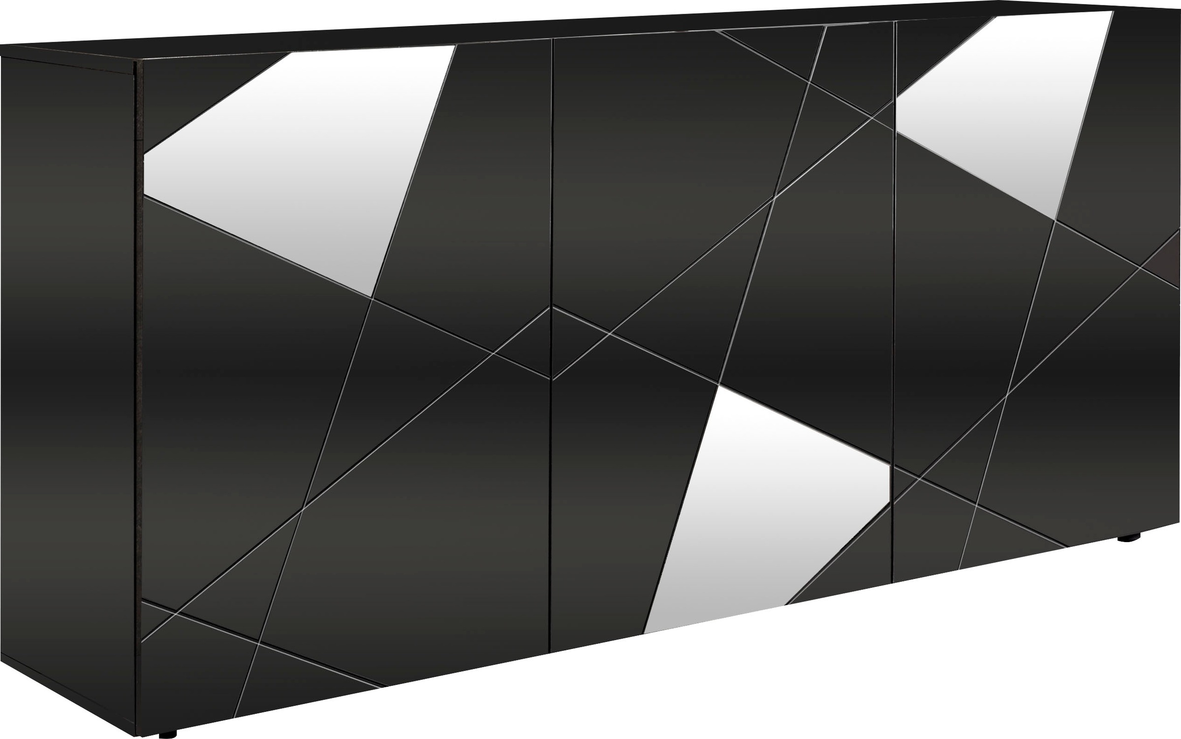 Image of LC Sideboard »Vittoria Sideboard«, Breite 181 cm, Front mit Siebdruck und Spiegel bei Ackermann Versand Schweiz