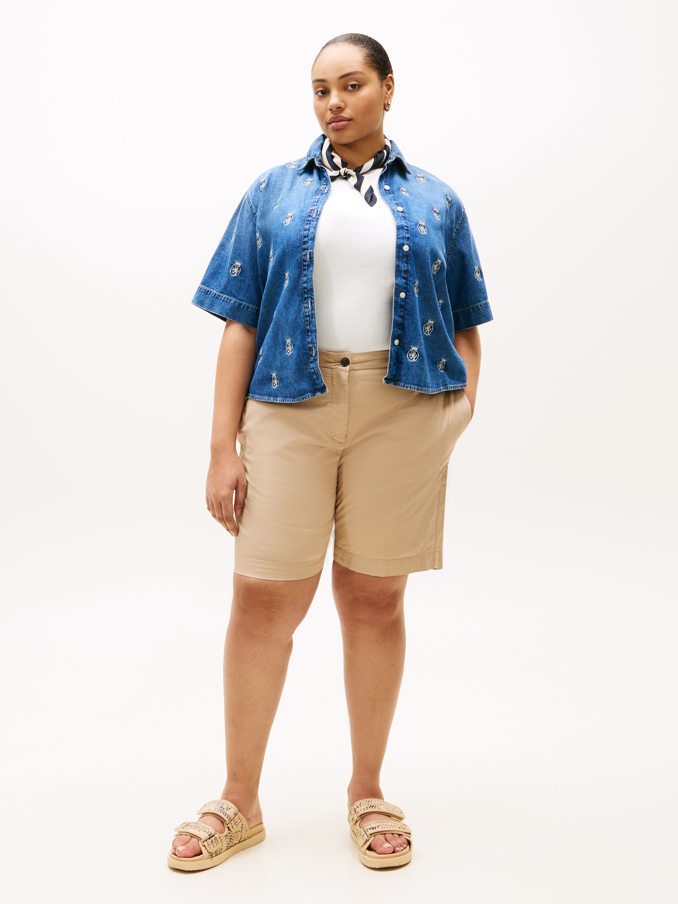 Tommy Hilfiger Curve Short en chino »CRV CO GMD BLEND CHINO SHORT«  in grossen Grössen