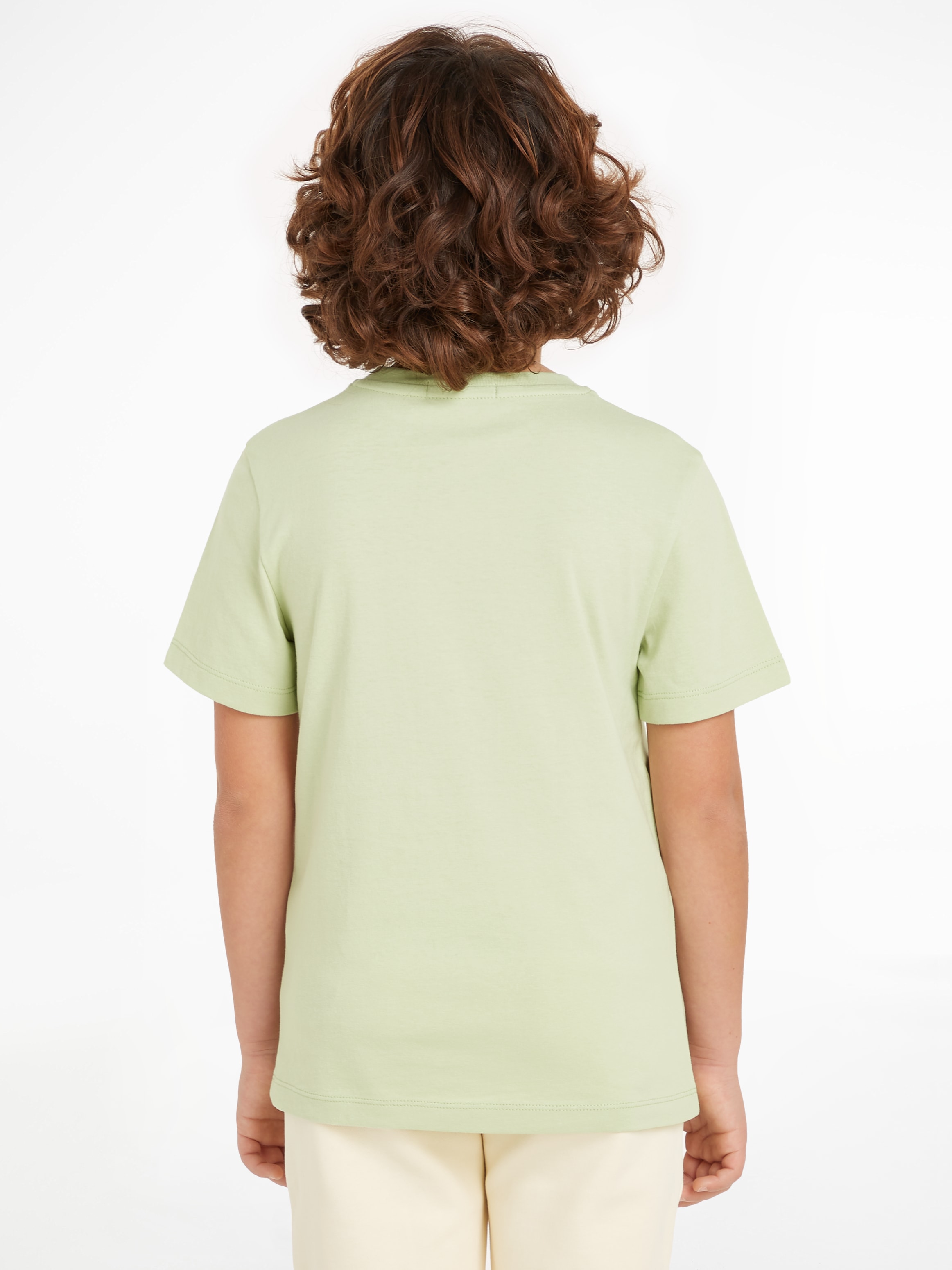 Calvin Klein Jeans T-Shirt »MAXI HERO FLOCK LOGO T-SHIRT«, für Kinder bis 16 Jahre