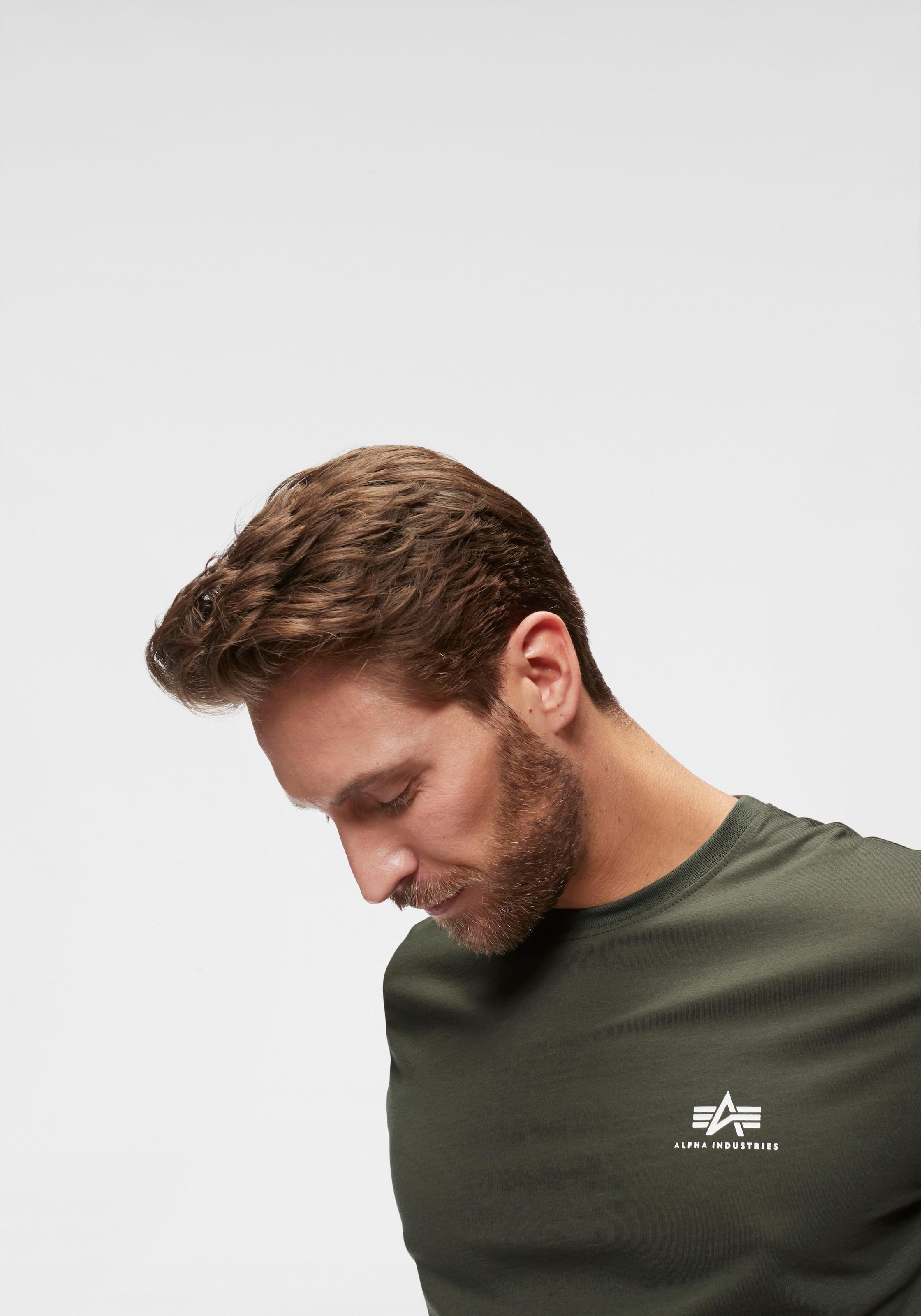 Alpha Industries Rundhalsshirt »BASIC T SMALL LOGO«