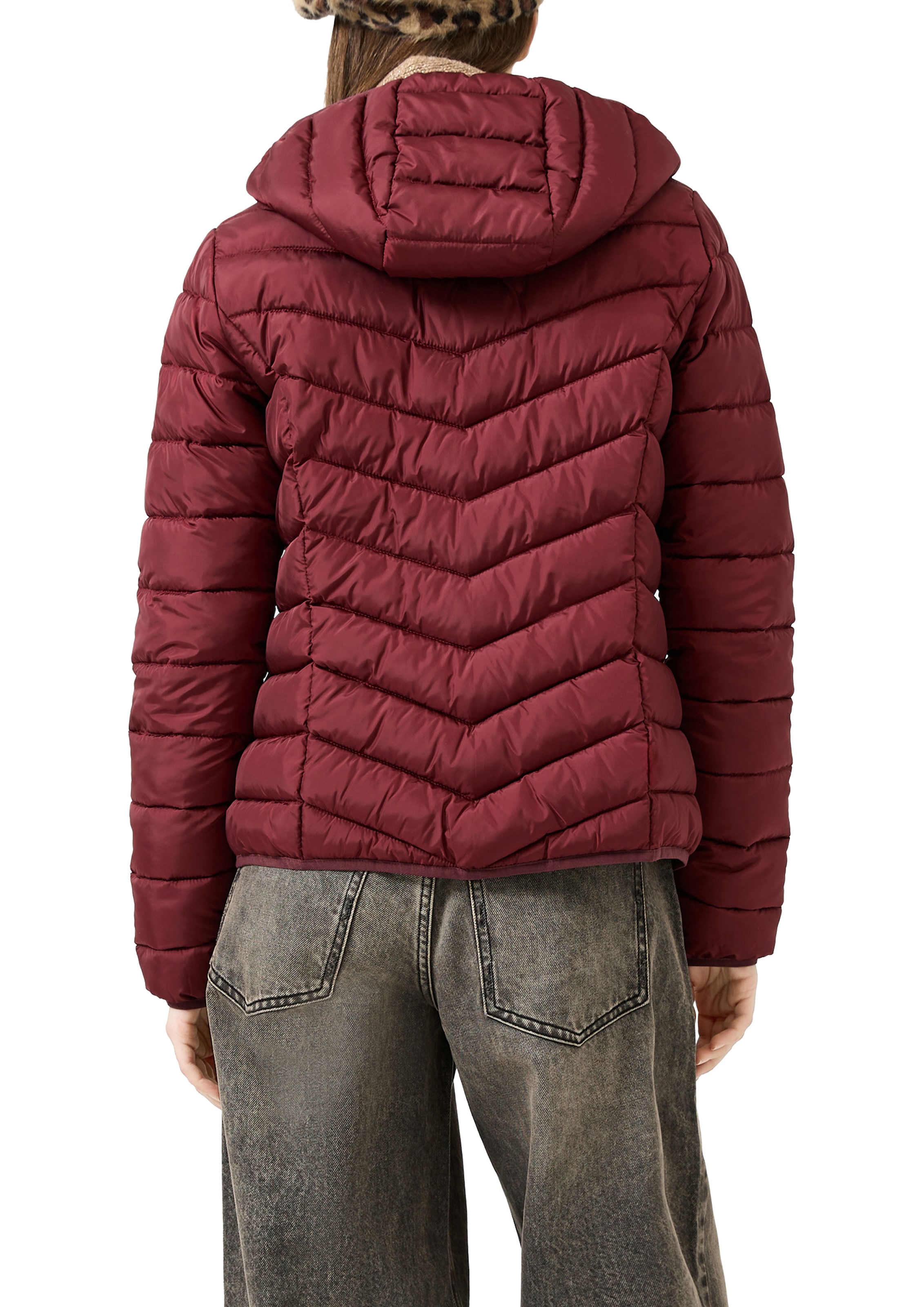 QS Veste matelassée avec capuche Winterjacke mit Kapuze