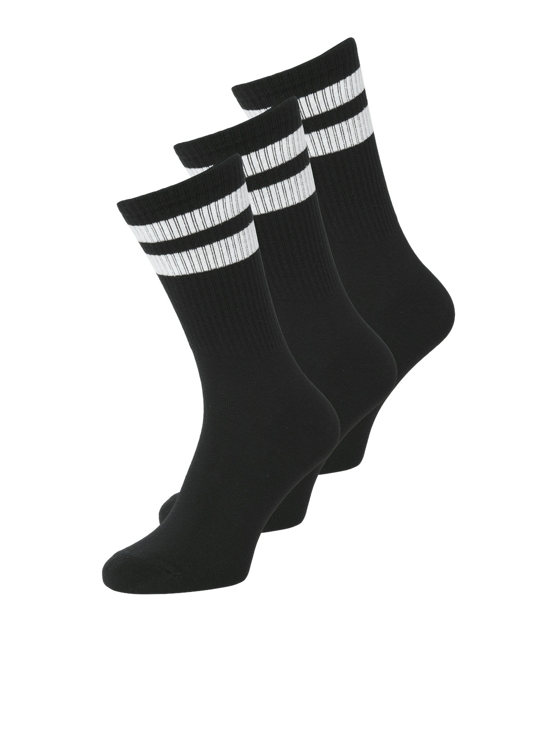 Image of Jack & Jones Freizeitsocken "JACTRAVIS – Tennissocken mit Stretch und hohem Komfort" Packung, 3 Stk. tlg. unifarben, casual