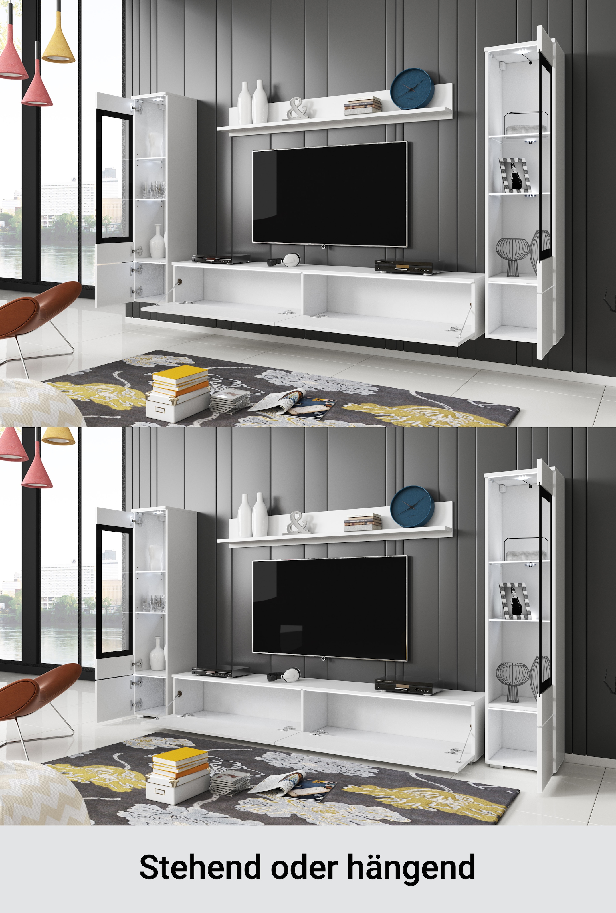 Home affaire Meuble mural »VERA II« Ensemble complet, 4 cuis tlg.