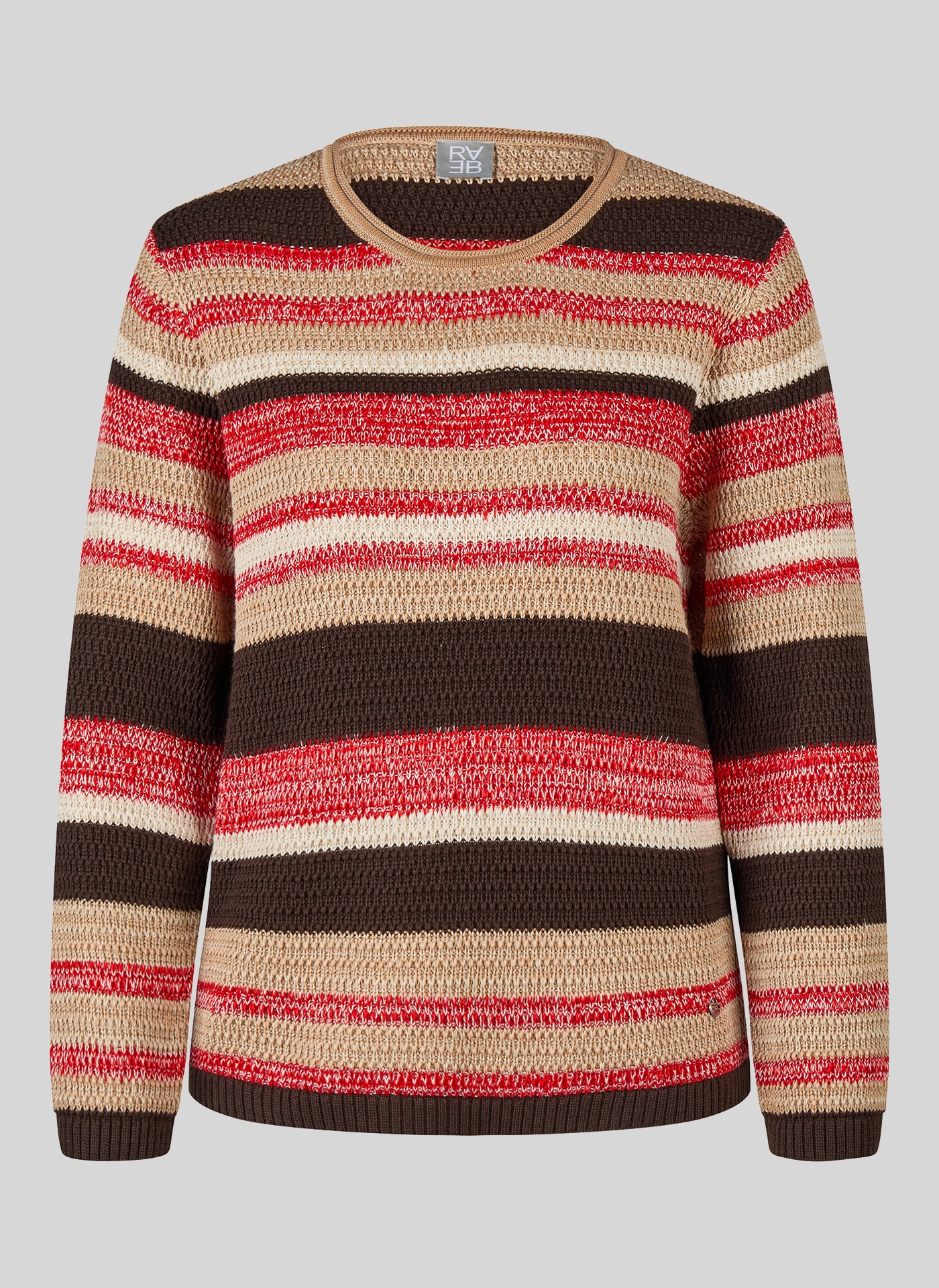 Rabe Pull en tricot im Streifen-Look