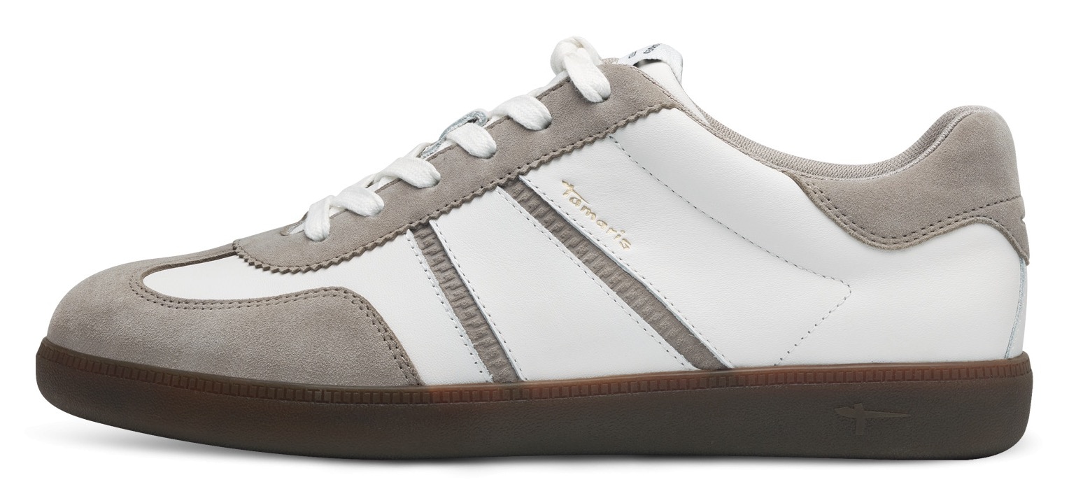 Tamaris Plateausneaker, Freizeitschuh, Halbschuh, Schnürschuh mit gepolstertem Schaftrand