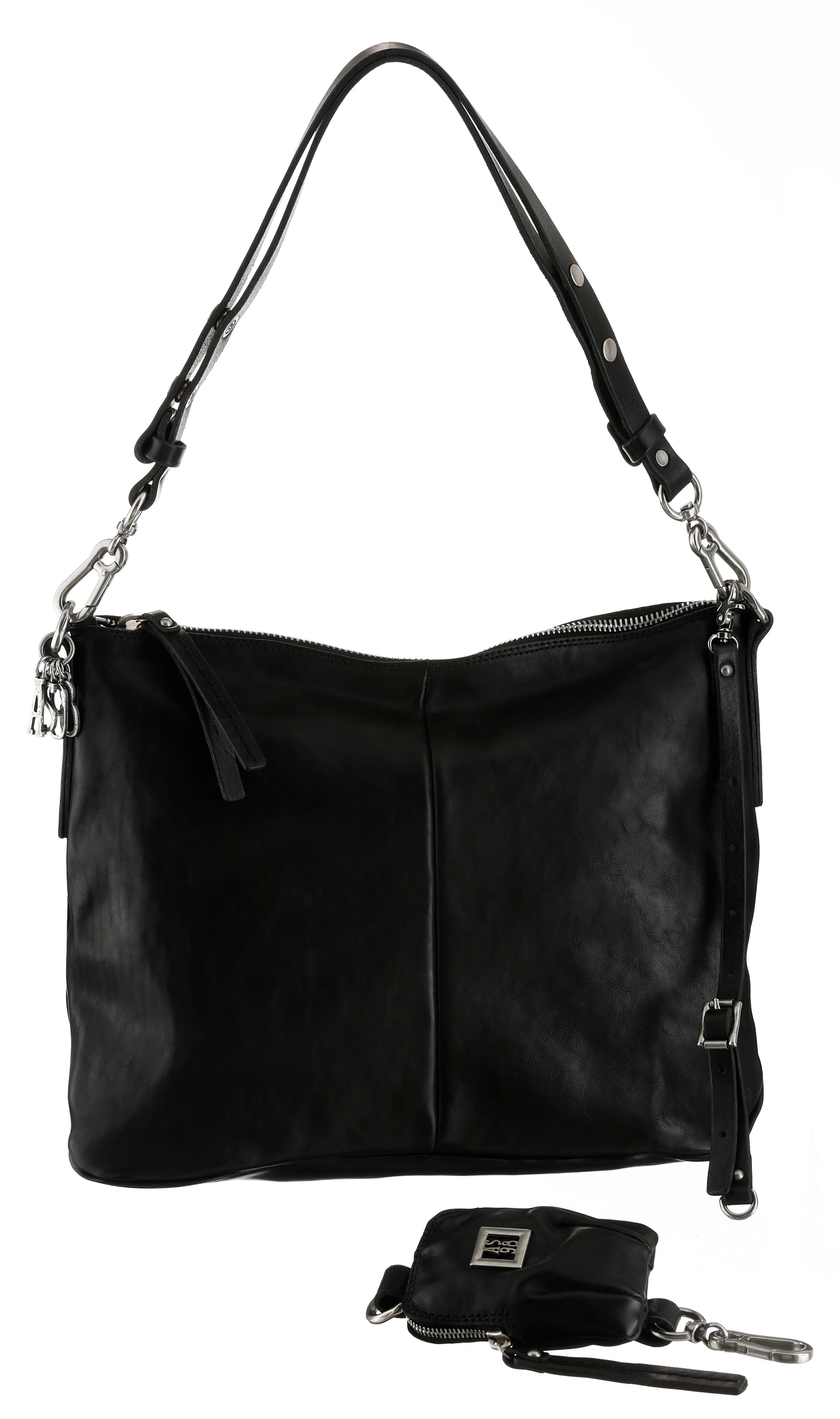 Image of A.S.98 Shopper, aus hochwertigem Leder, mit kleiner Münztasche bei Ackermann Versand Schweiz
