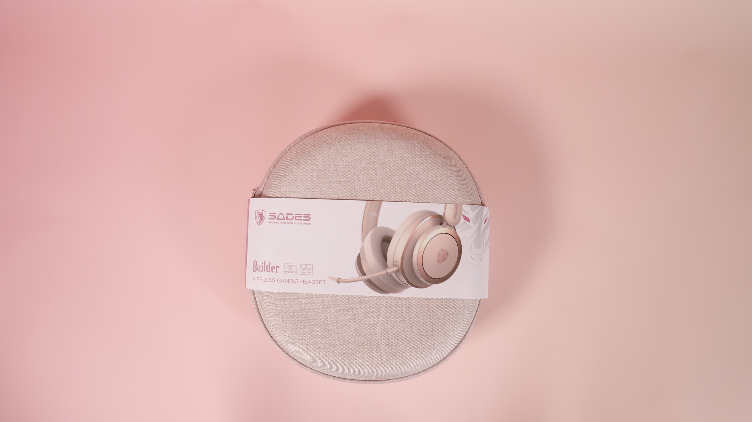 Sades Gaming-Headset »Builder SA-208« kabellos, Stereo, Over Ear, Bluetooth 5.3, 3,5 mm