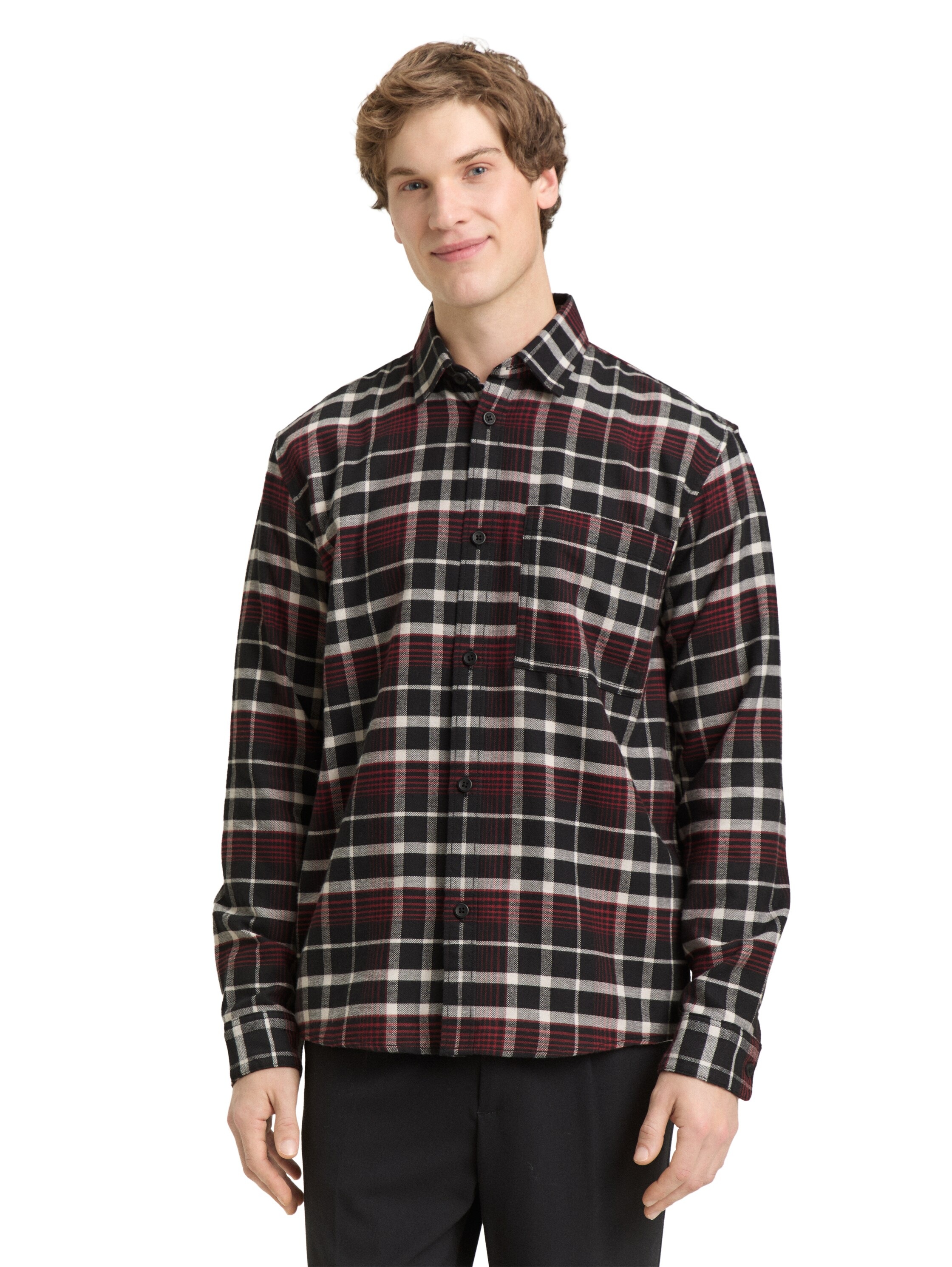 Image of TOM TAILOR Denim Langarmhemd kariert