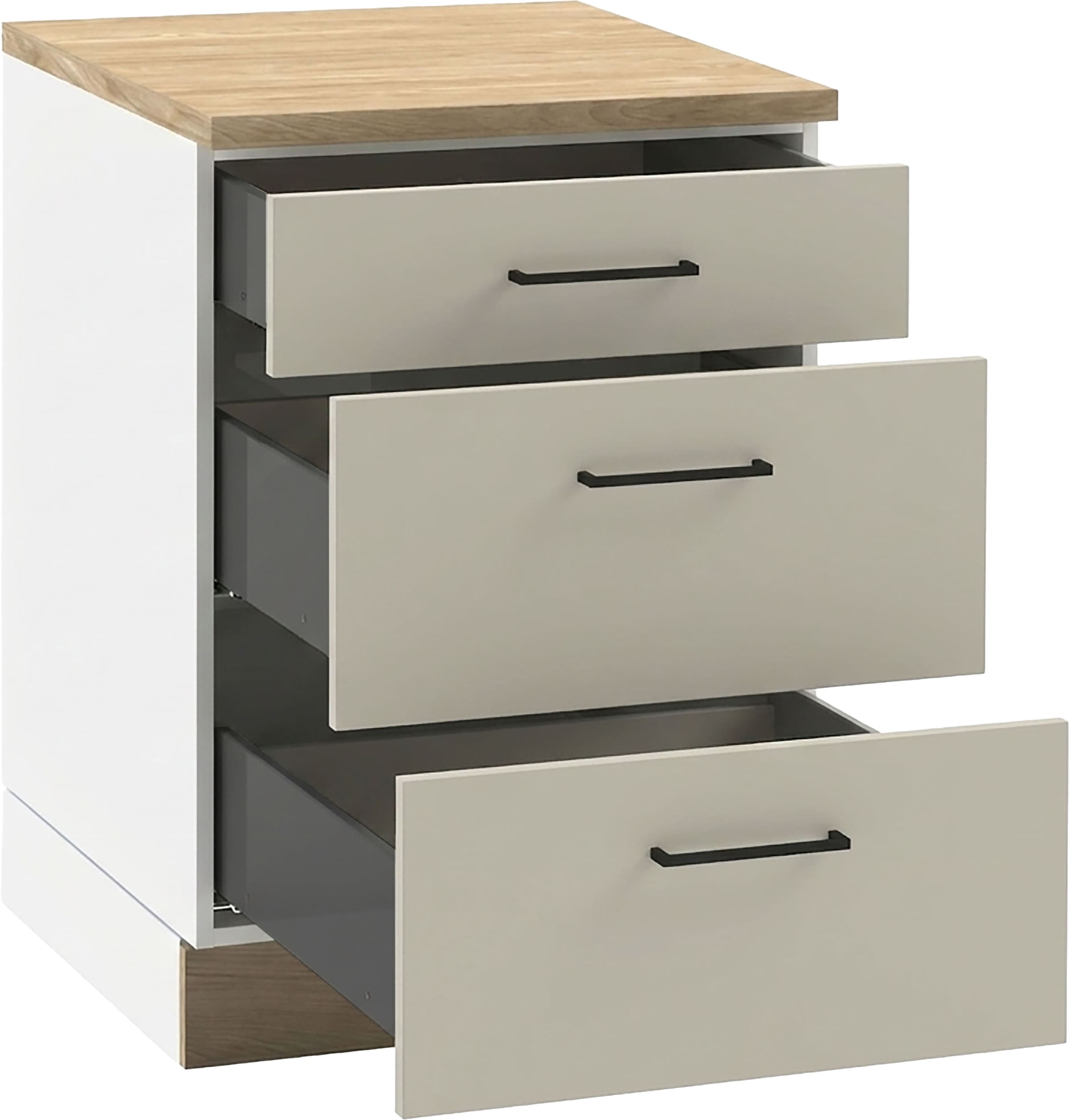 KOCHSTATION Armoire basse »KS-Kolari« 1 cuis tlg. Masse (B/T/H): 60,1 x 60 x 88 cm