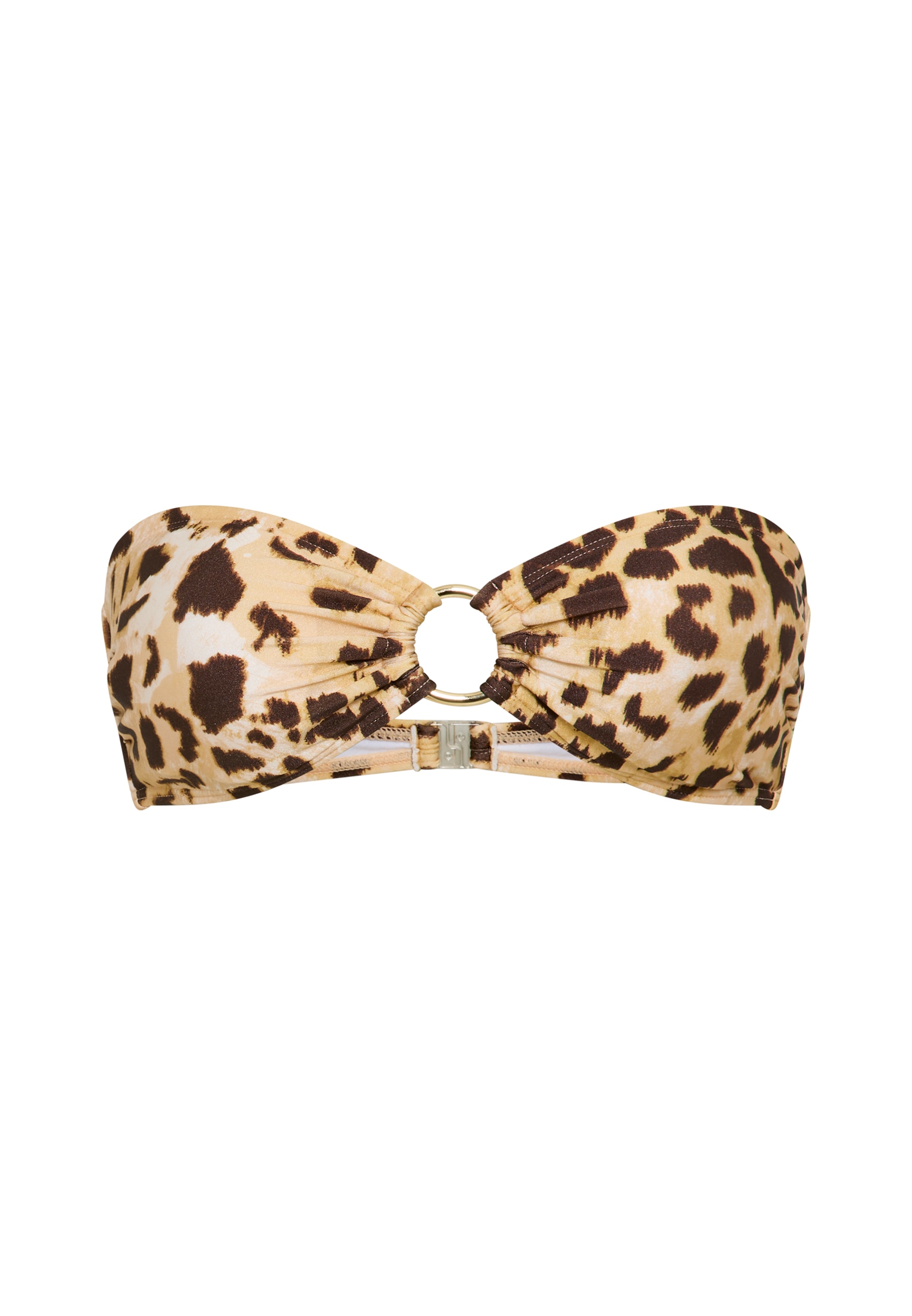 LSCN by LASCANA Top bikini bandeau »Jojo« mit modernem Animalprint