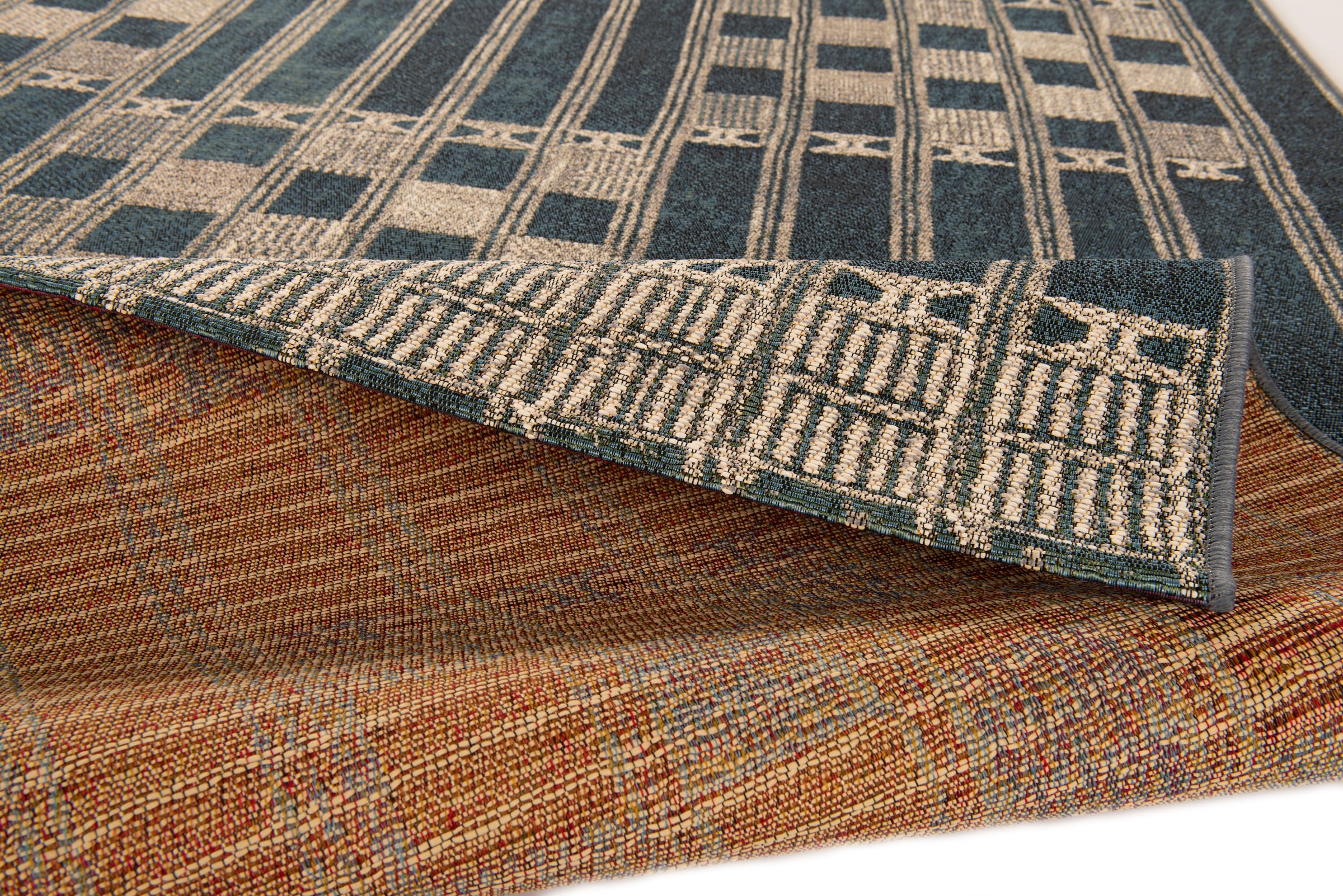 Gino Falcone Teppich »Outdoor-Africa 39«, rechteckig, 5 mm Höhe, Flachgewebe, In- und Outdoor geeignet, Wohnzimmer