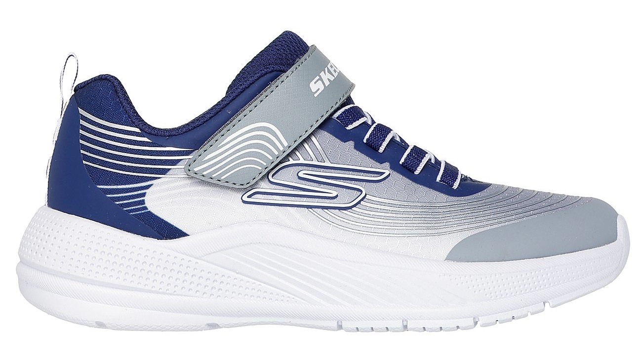 Skechers Sneaker »MICROSPEC ADVANCE«  Klettschuh in cooler Farbkombination, Grössenschablone zum Download