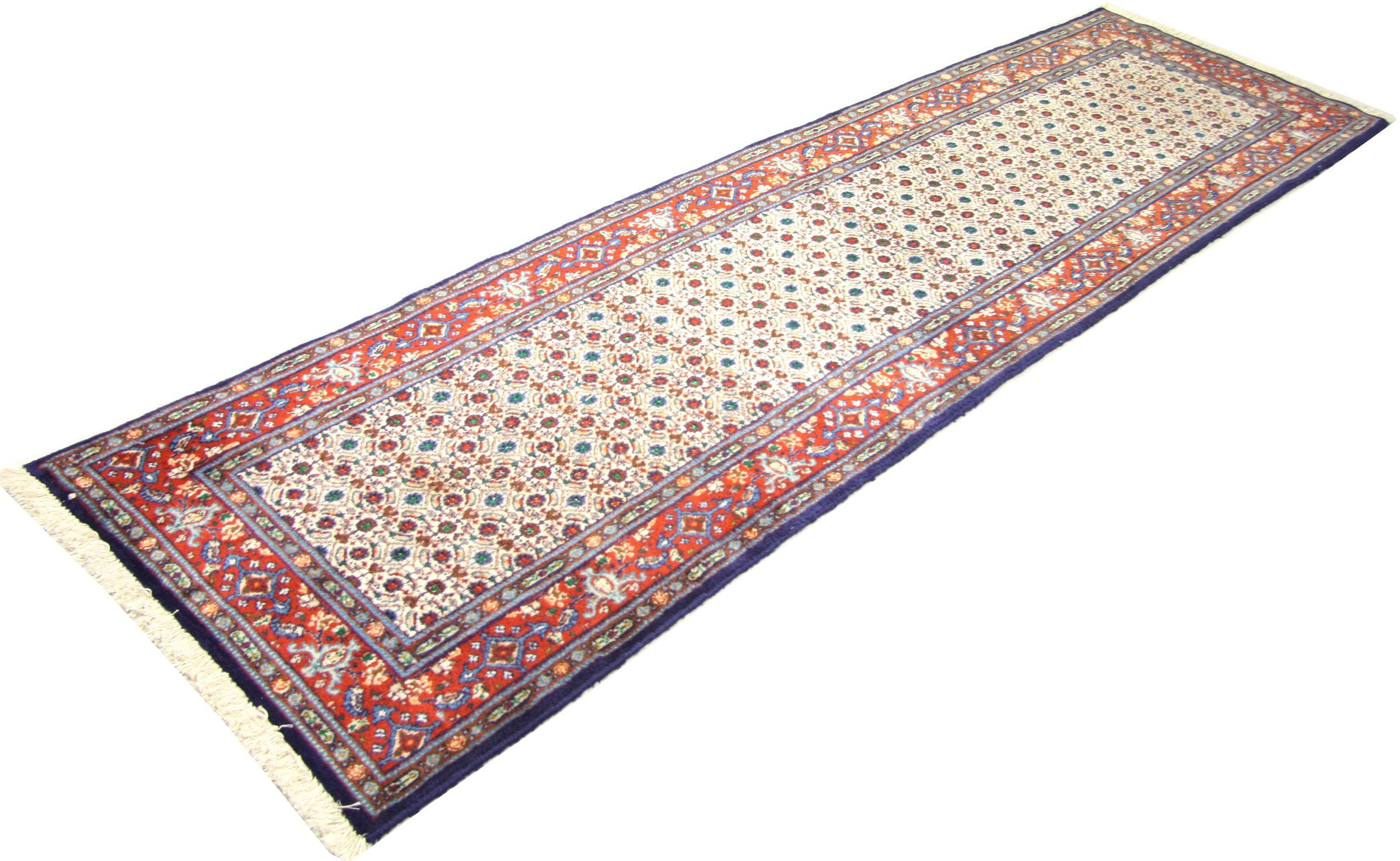 Image of morgenland Wollteppich »Moud Teppich handgeknüpft blau«, rechteckig, 7 mm Höhe bei Ackermann Versand Schweiz