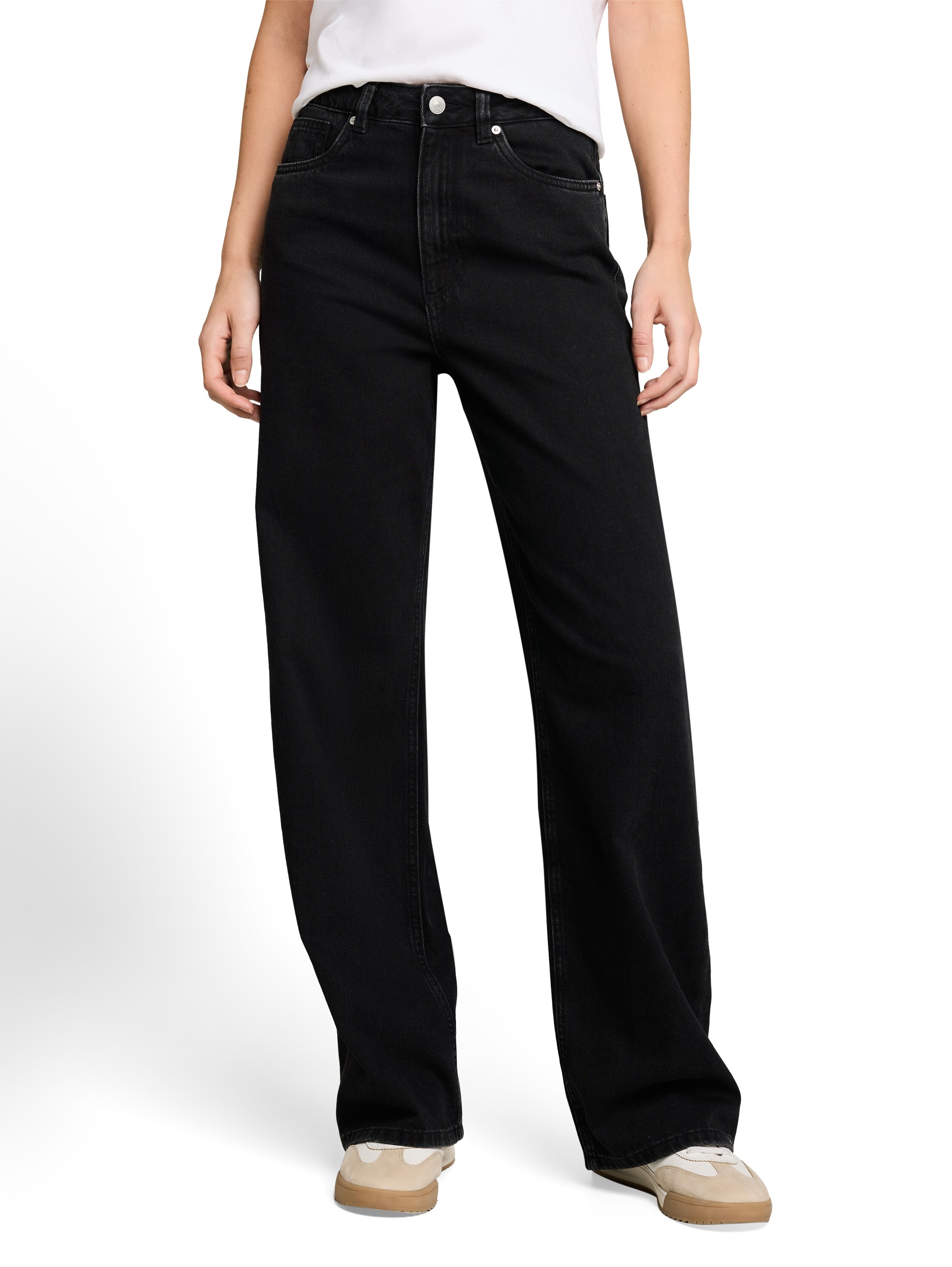 Image of TOM TAILOR Denim 5-Pocket-Jeans "Style LINOU" mit weitem Bein