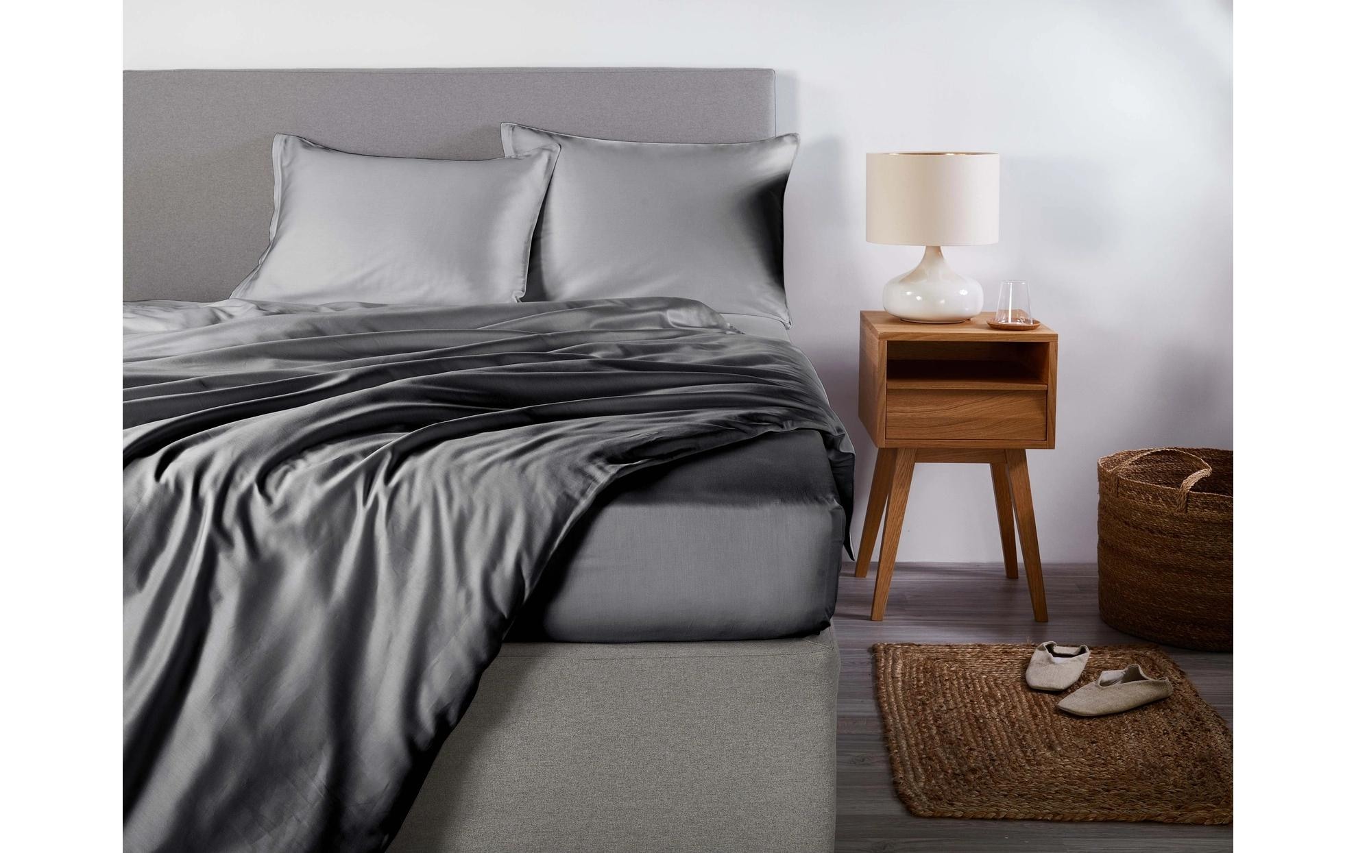   Linge de lit »Living Home Duvetbezug Uni Satin 100«