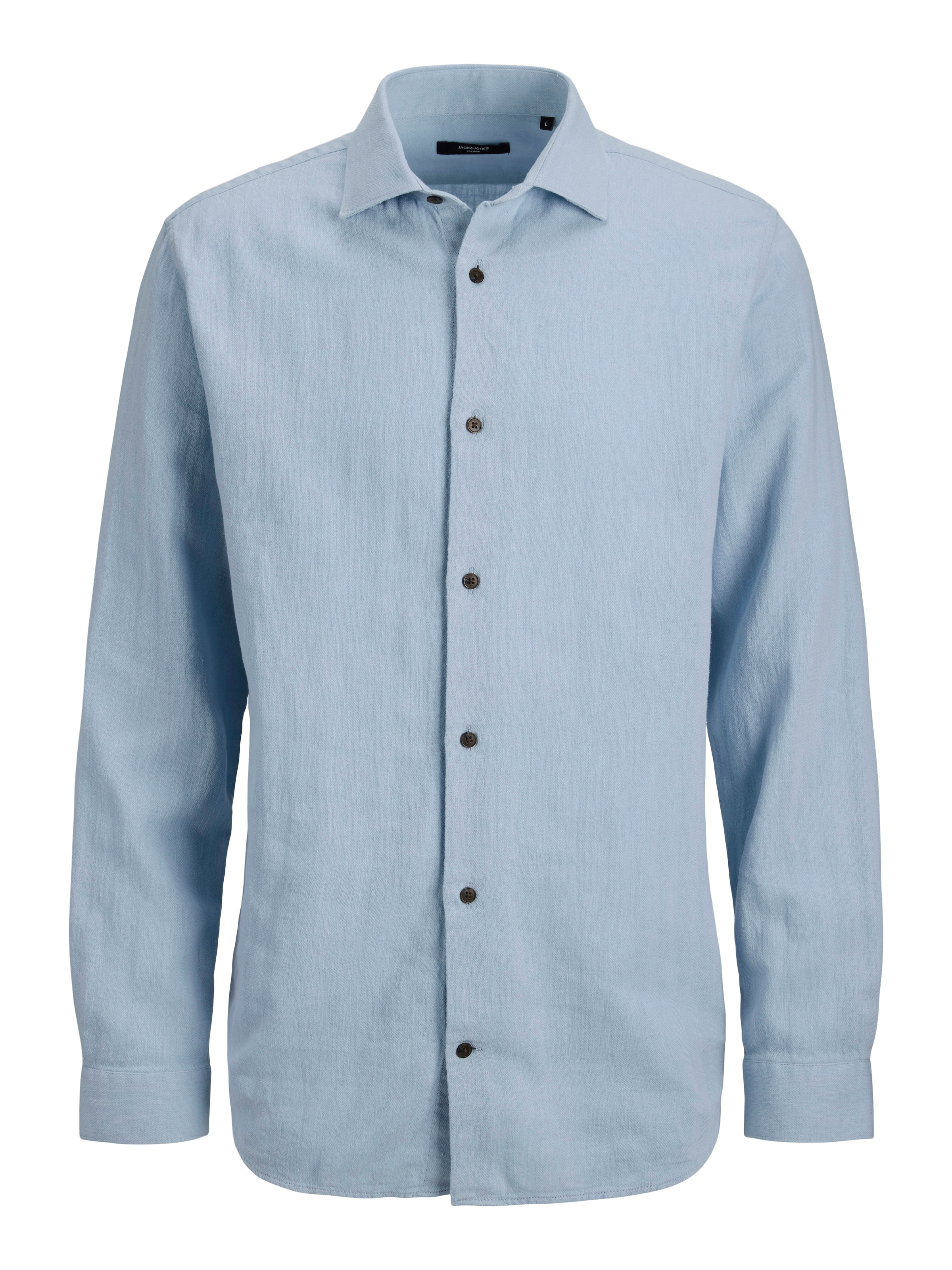 Jack & Jones Langarmhemd »JPRBLAPARKER LINEN BLEND L/S SHIRT SN«