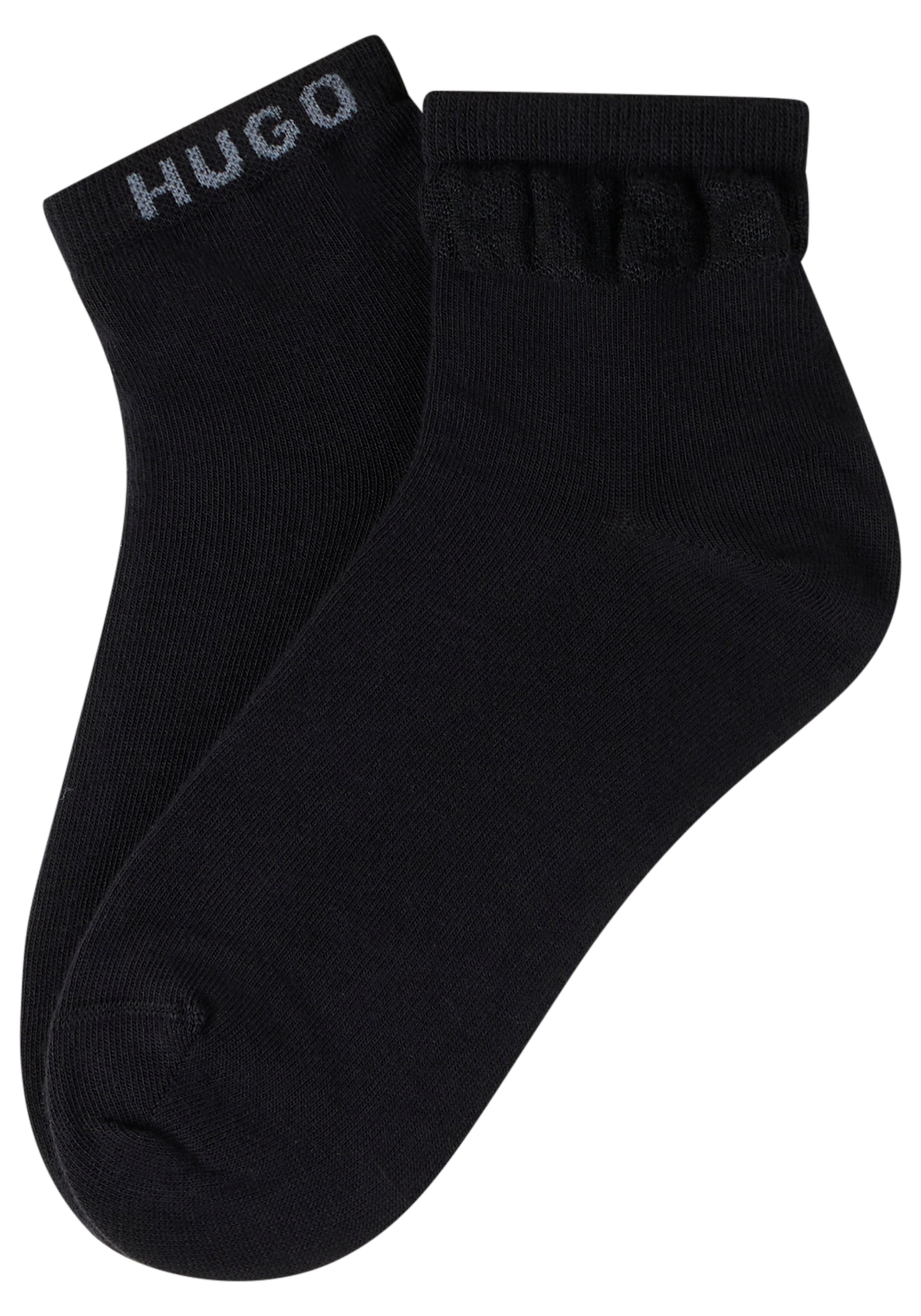 HUGO Underwear Chaussettes courtes »MESH LOGO« 2 Couple tlg. Einsätze aus halbtransparenten Netzgewebe