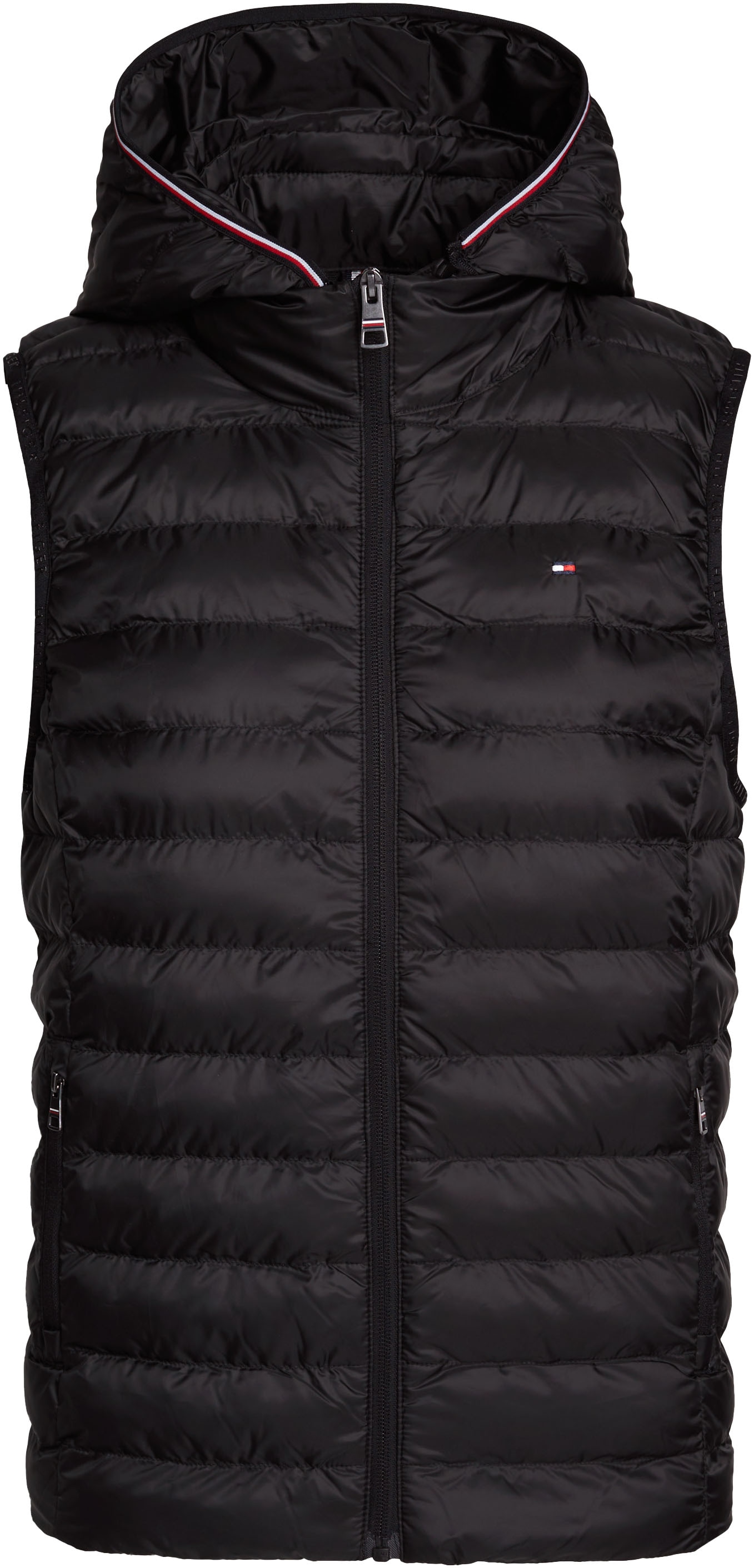 Tommy Hilfiger Steppweste »LW PADDED GLOBAL STRIPE VEST«, (Global Serie TH WOMEN), Reissverschlusstaschen