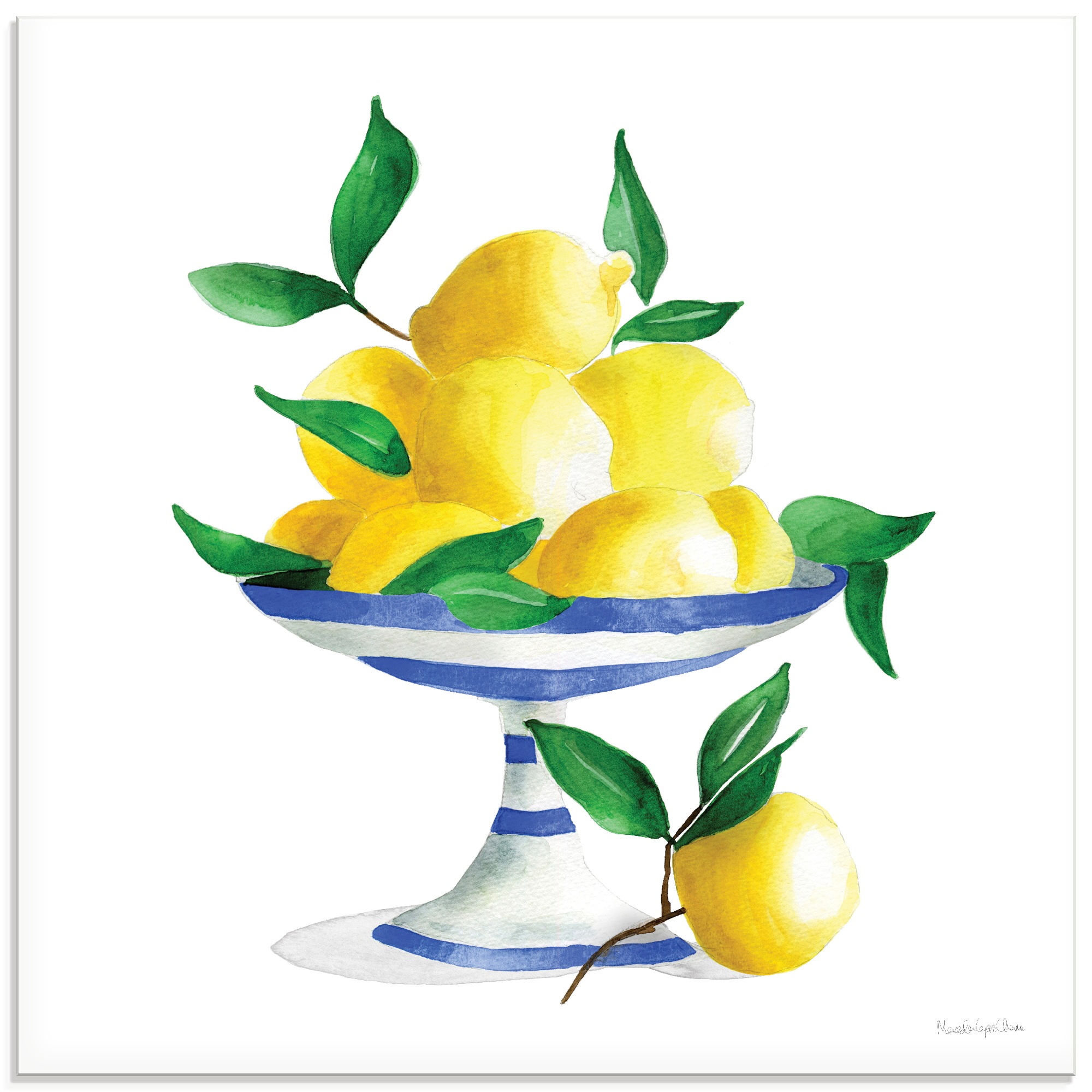 Image of Artland Glasbild "Spanish Lemons II" Arrangements 1 Stk. tlg. in verschiedenen Grössen