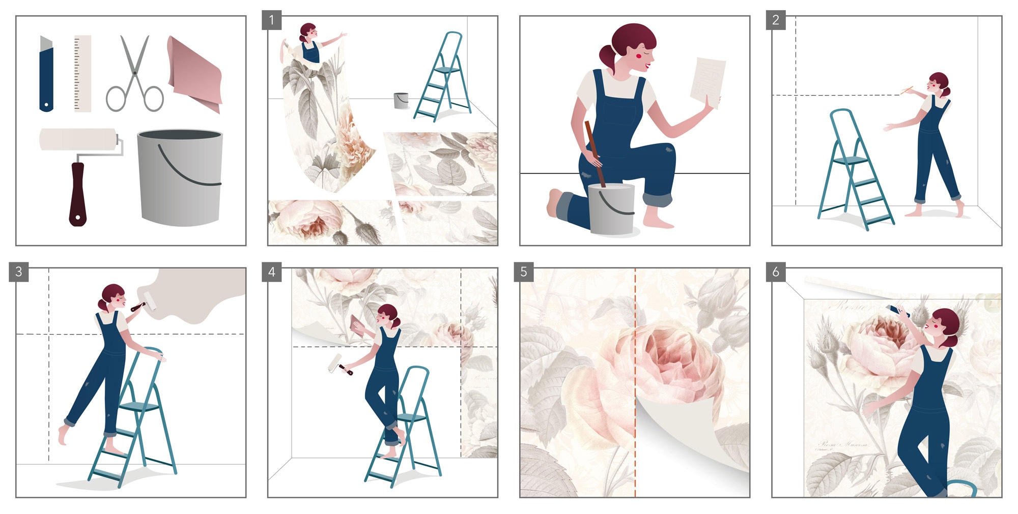 Komar Fototapete »Vlies Fototapete - Simba and Friends - Grösse 368 x 248 cm« Motiv | bedruckt glatt