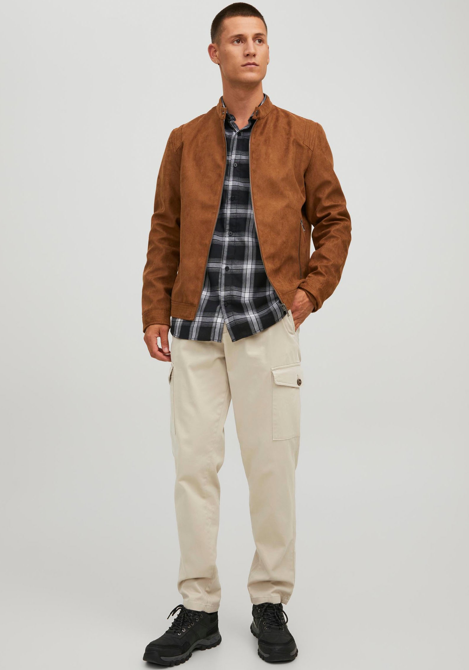Jack & Jones Cargohose »JPSTOLLIE JJBOWIE CARGO NOOS«