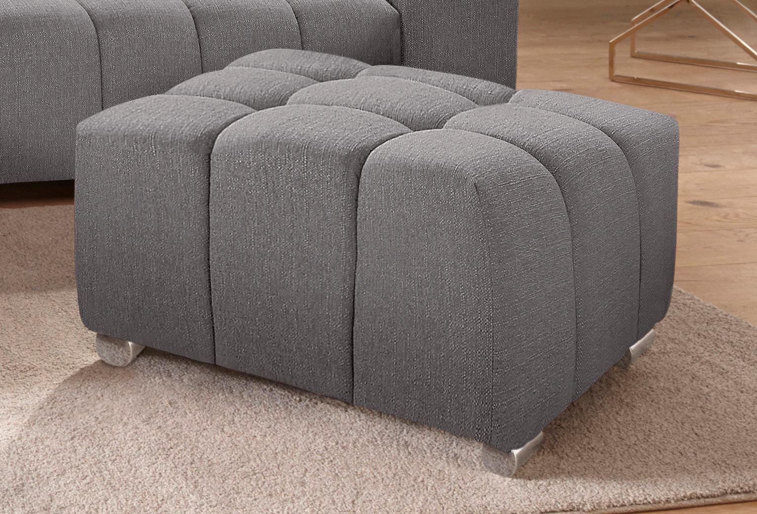 Image of exxpo - sofa fashion Hocker "Elias hochwertig und elegant, mit tollem Sitzkomfort"