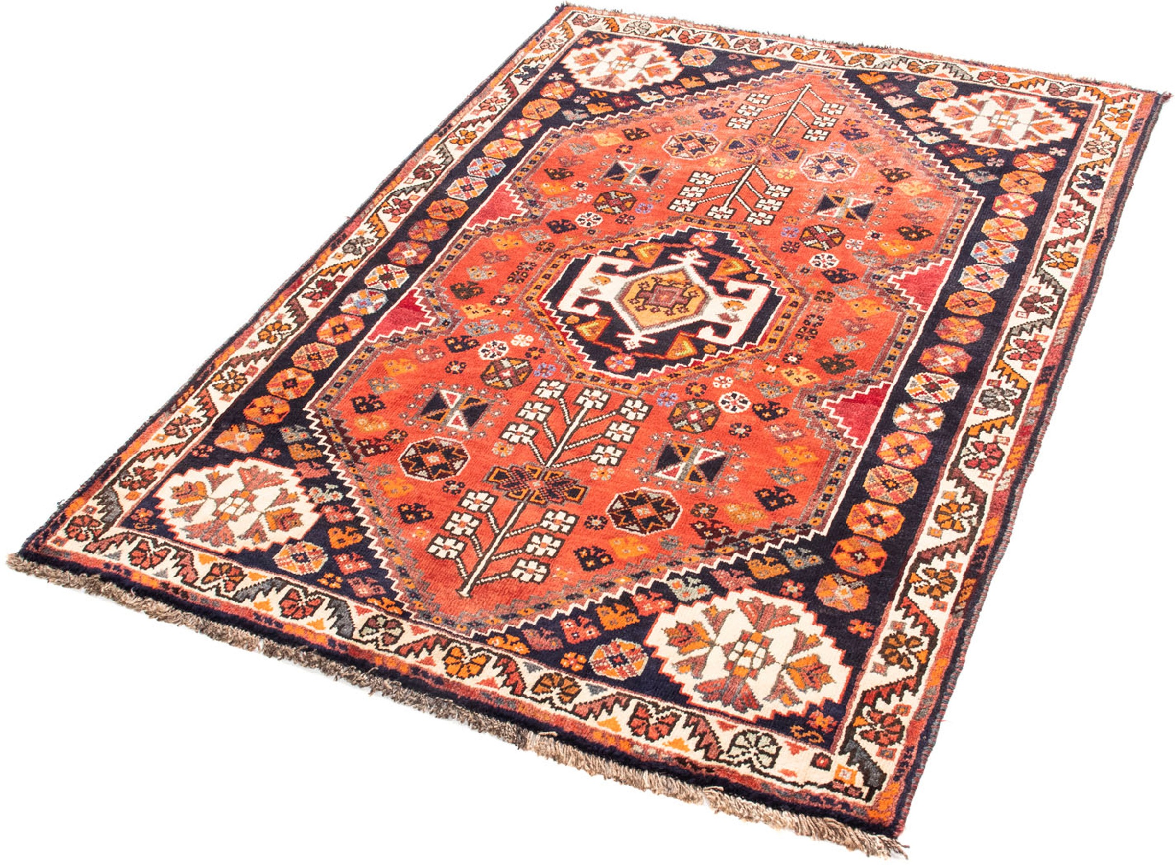 Image of morgenland Orientteppich »Perser - Nomadic - 154 x 107 cm - rot«, rechteckig, 10 mm Höhe, Wohnzimmer, Handgeknüpft, Einzelstück mit Zertifikat bei Ackermann Versand Schweiz