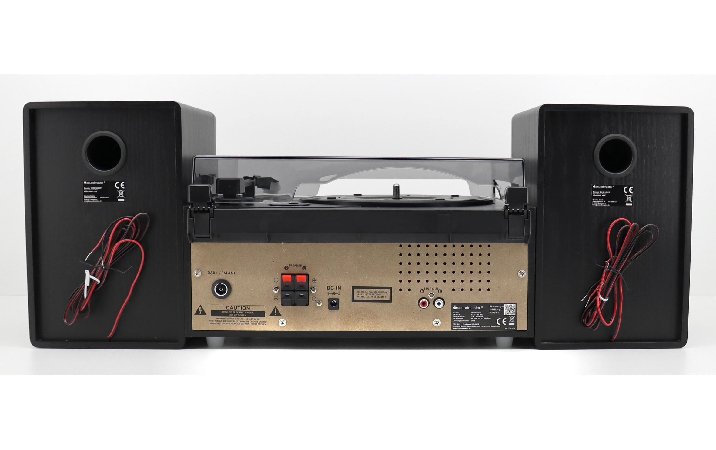 Soundmaster Stereoanlage »MCD1950SW« (Bluetooth )