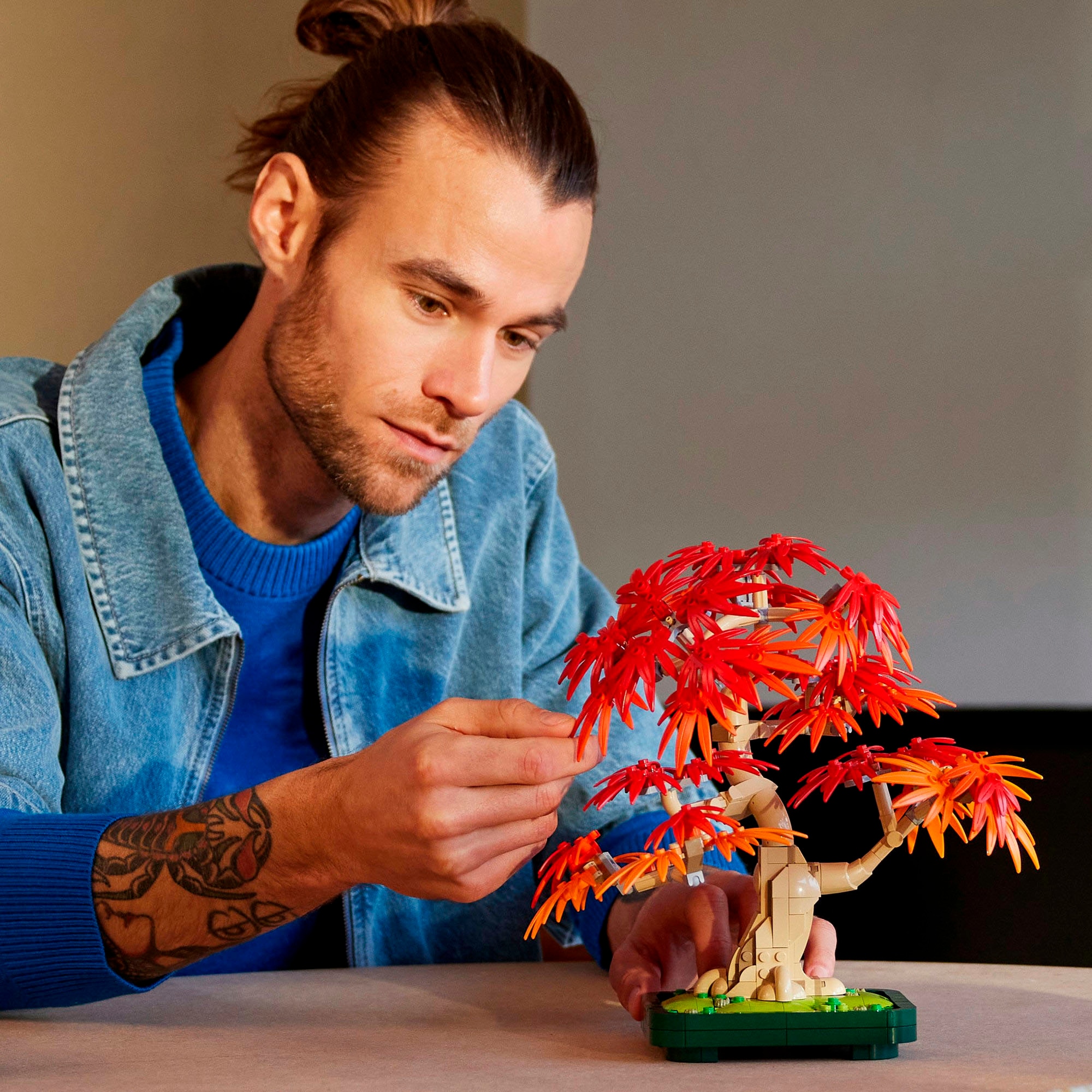 LEGO® Konstruktionsspielsteine »Japanischer Roter Ahorn – Bonsai-Baum (10348), LEGO Botanicals« Made in Europe