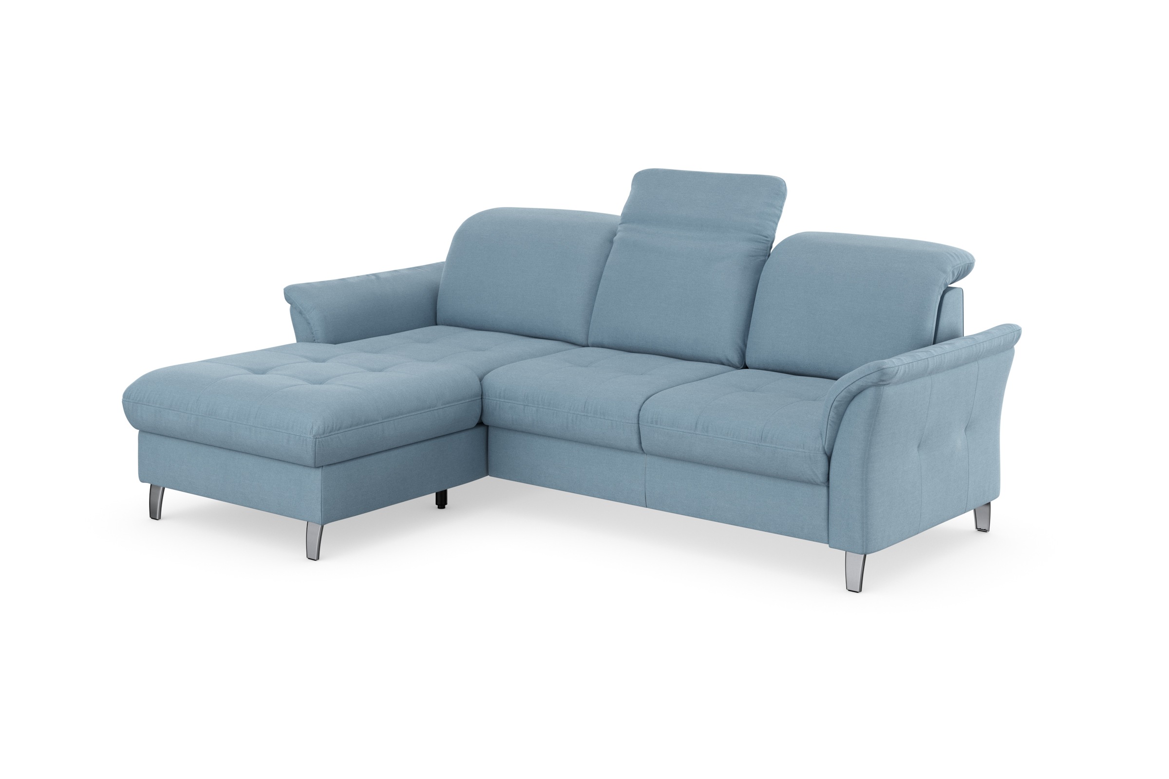 sit&more Ecksofa »Maggiore L-Form«, wahlweise mit Kopfteilverstellung, Bettfunktion und Bettkasten